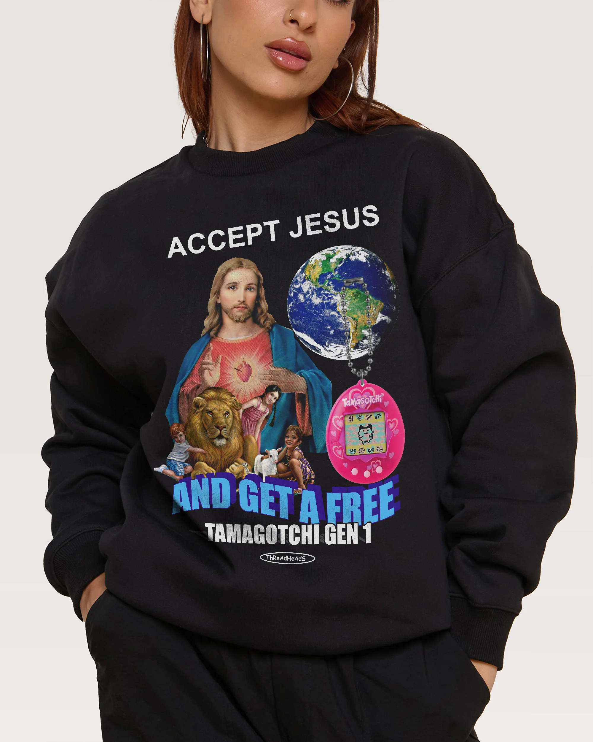 Accept Jesus Sweatshirt - Image 2