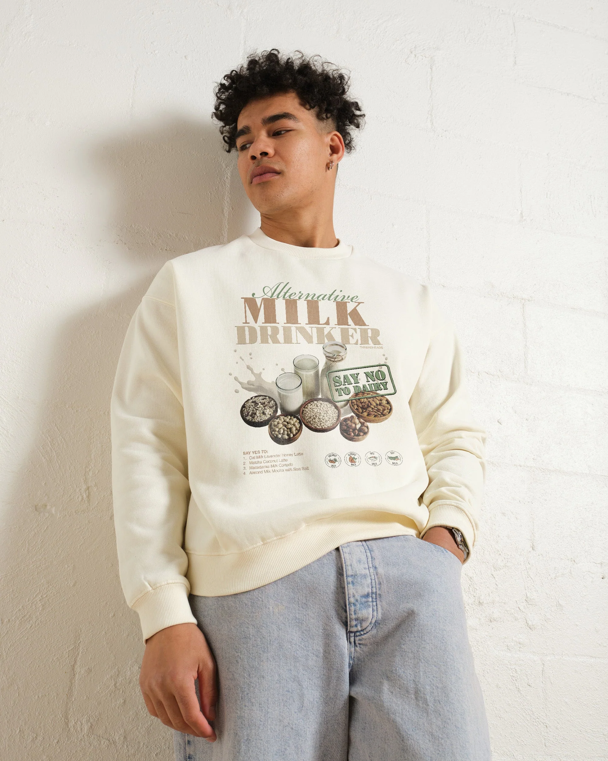 Alternative Milk Drinker Sweatshirt - Image 3