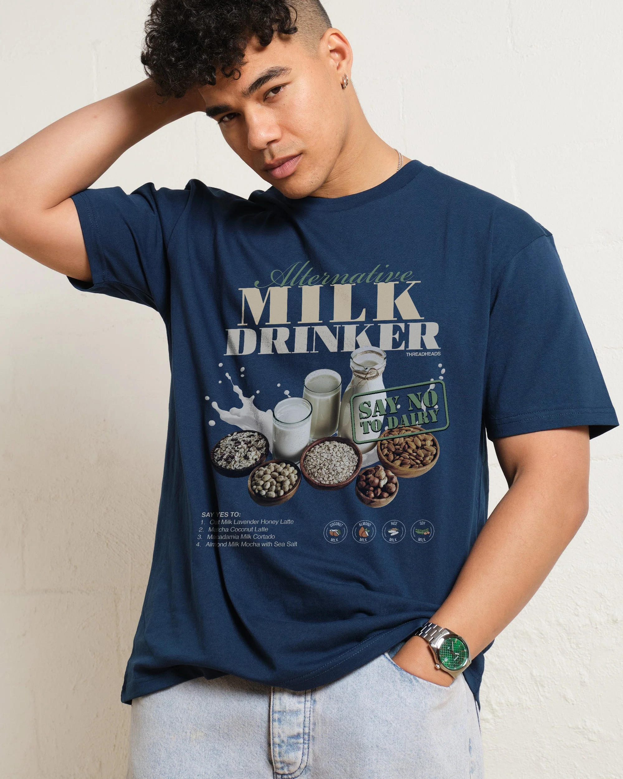 Alternative Milk Drinker T-Shirt - Image 4