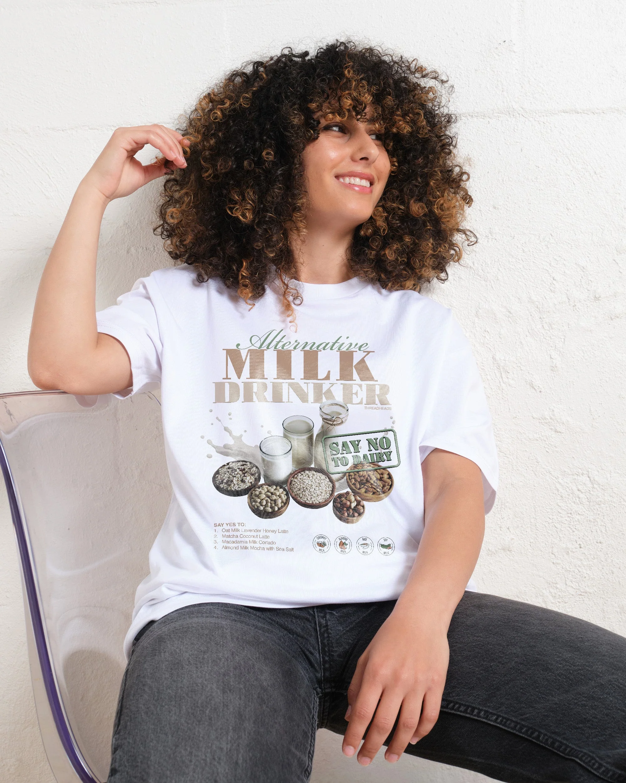 Alternative Milk Drinker T-Shirt - Image 5