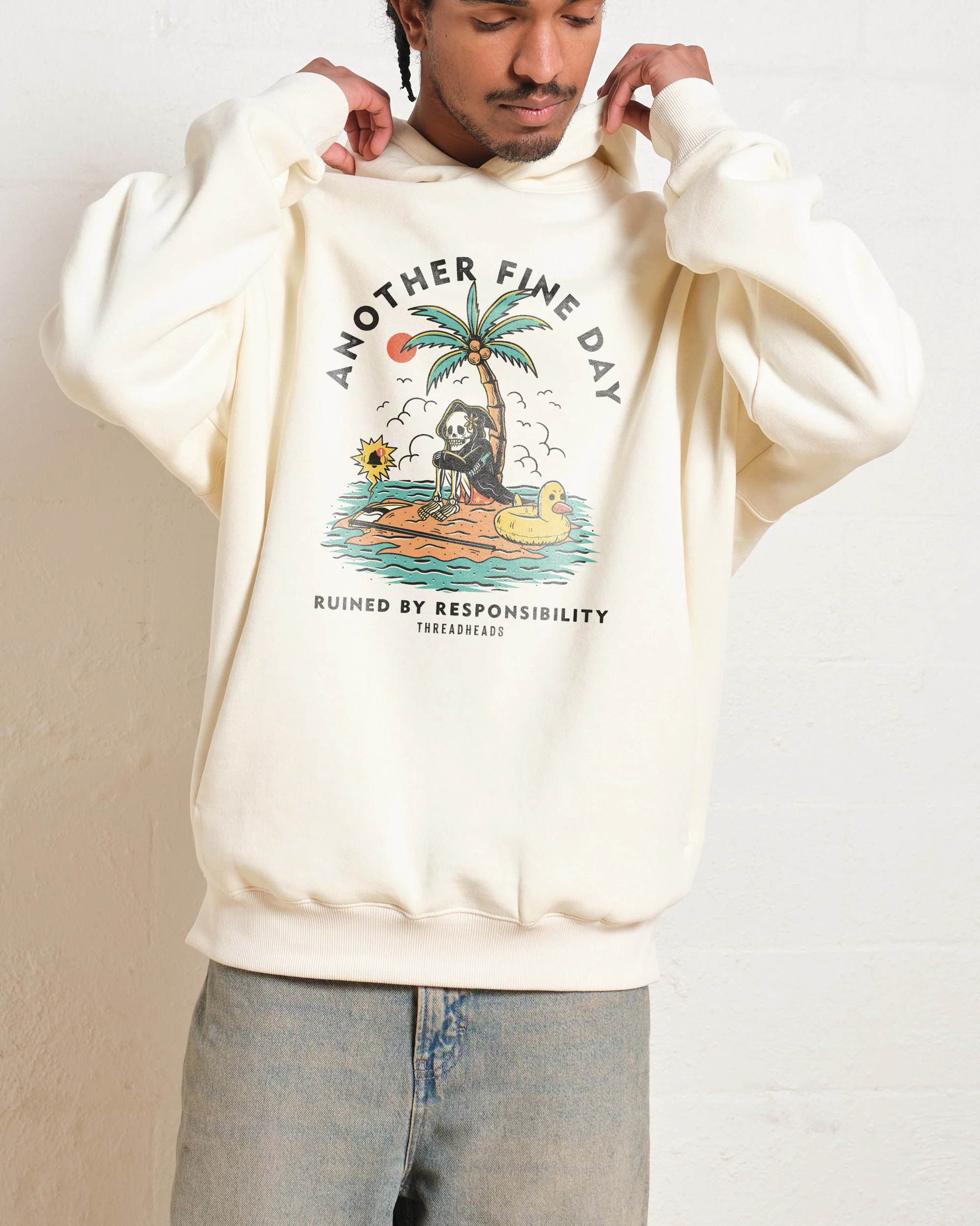 Another Fine Day Ruined by Responsibility Hoodie - Image 6
