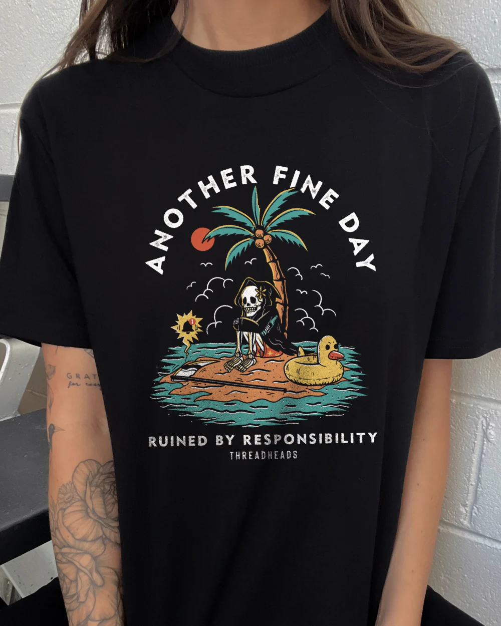 Another Fine Day Ruined by Responsibility T-Shirt - Image 3