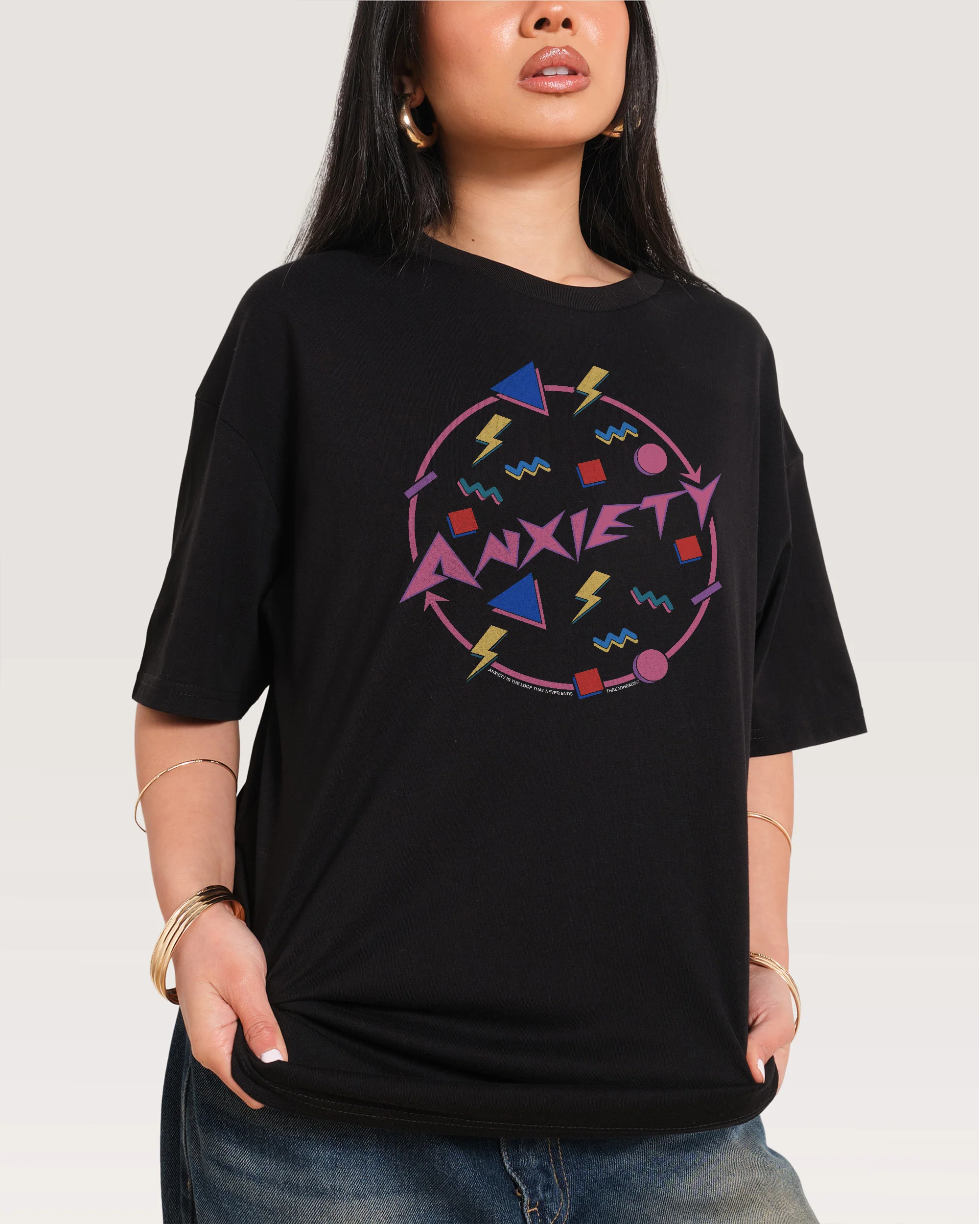 Anxiety Oversized Tee - Image 3