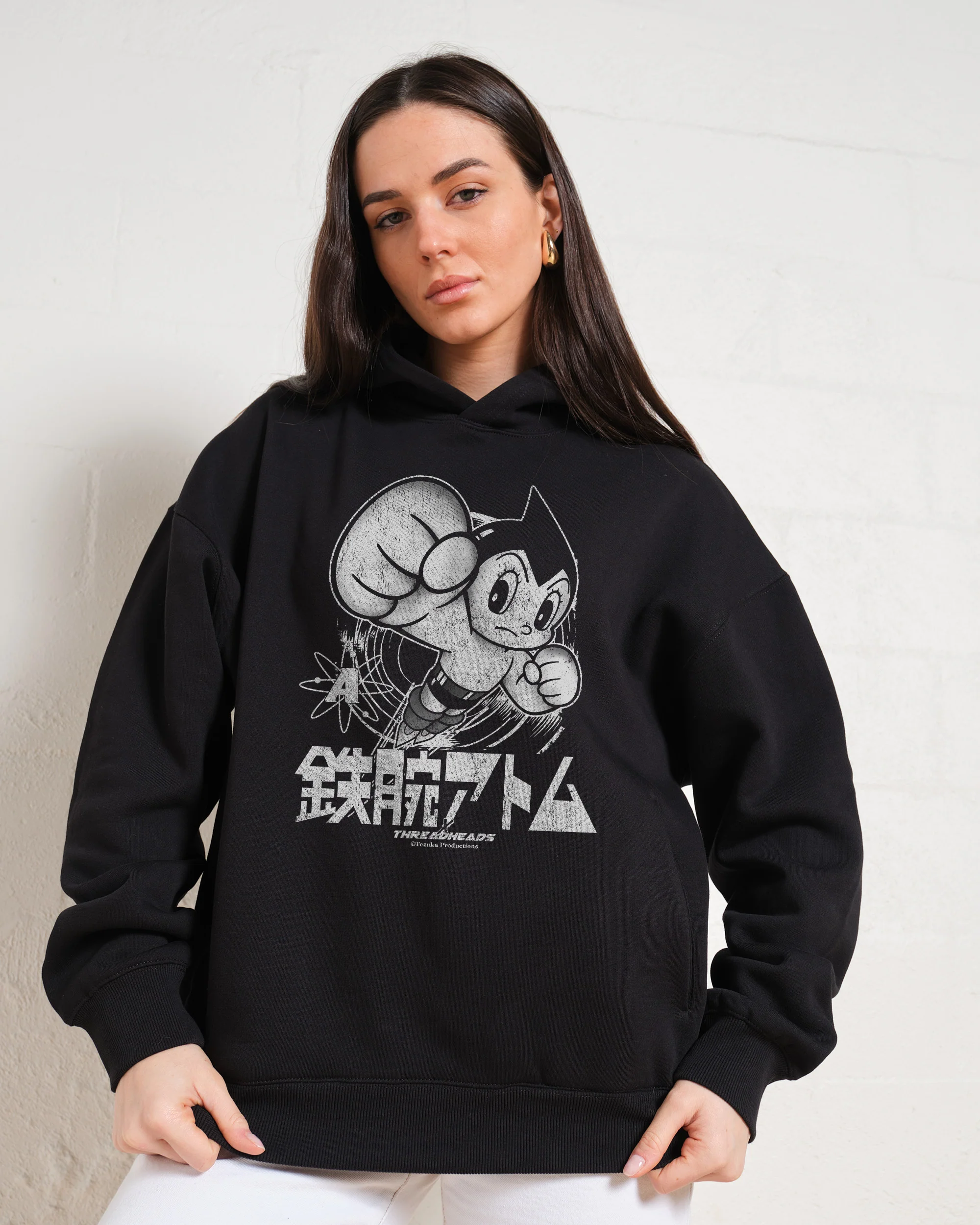Astro Boy Black and White Hoodie - Image 5