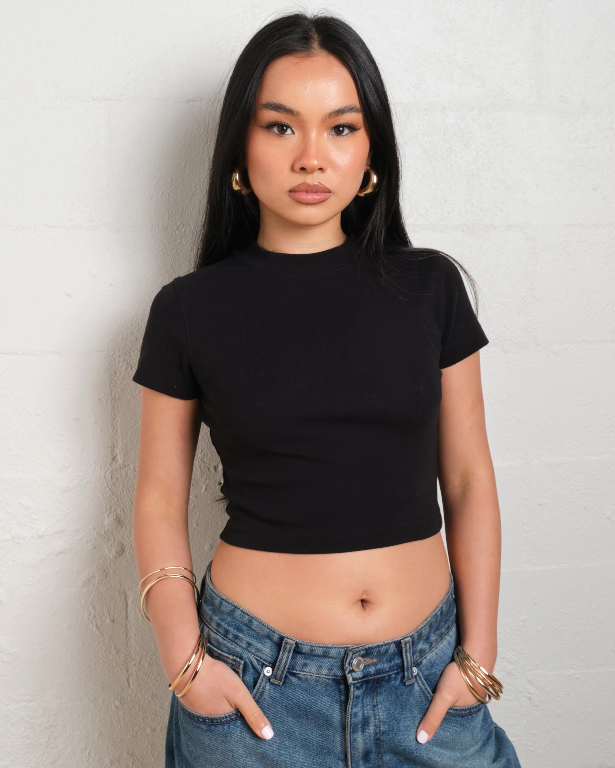 Baby Tee 2 Pack: Black - Image 3