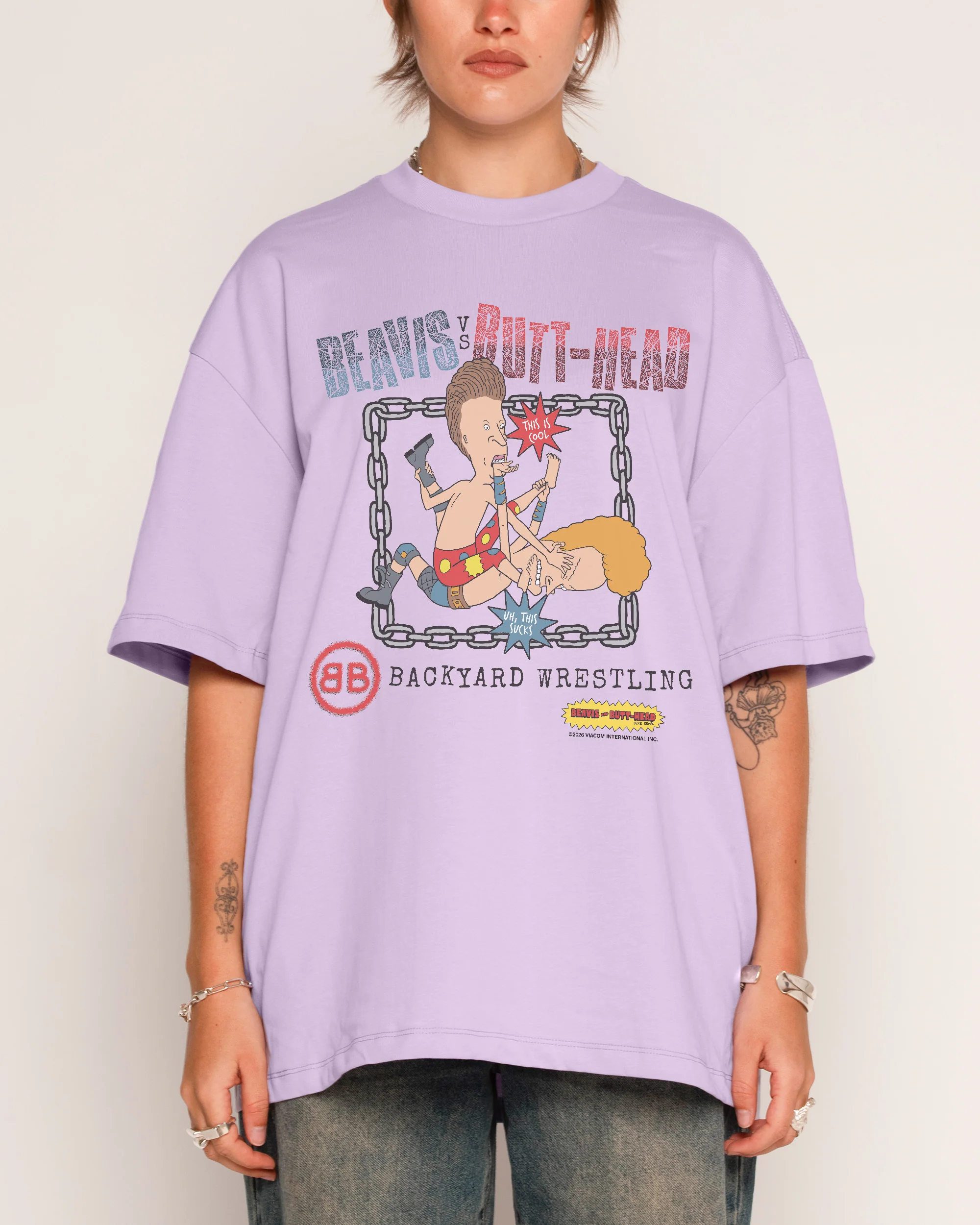 Backyard Wrestling Oversized Tee - Image 7