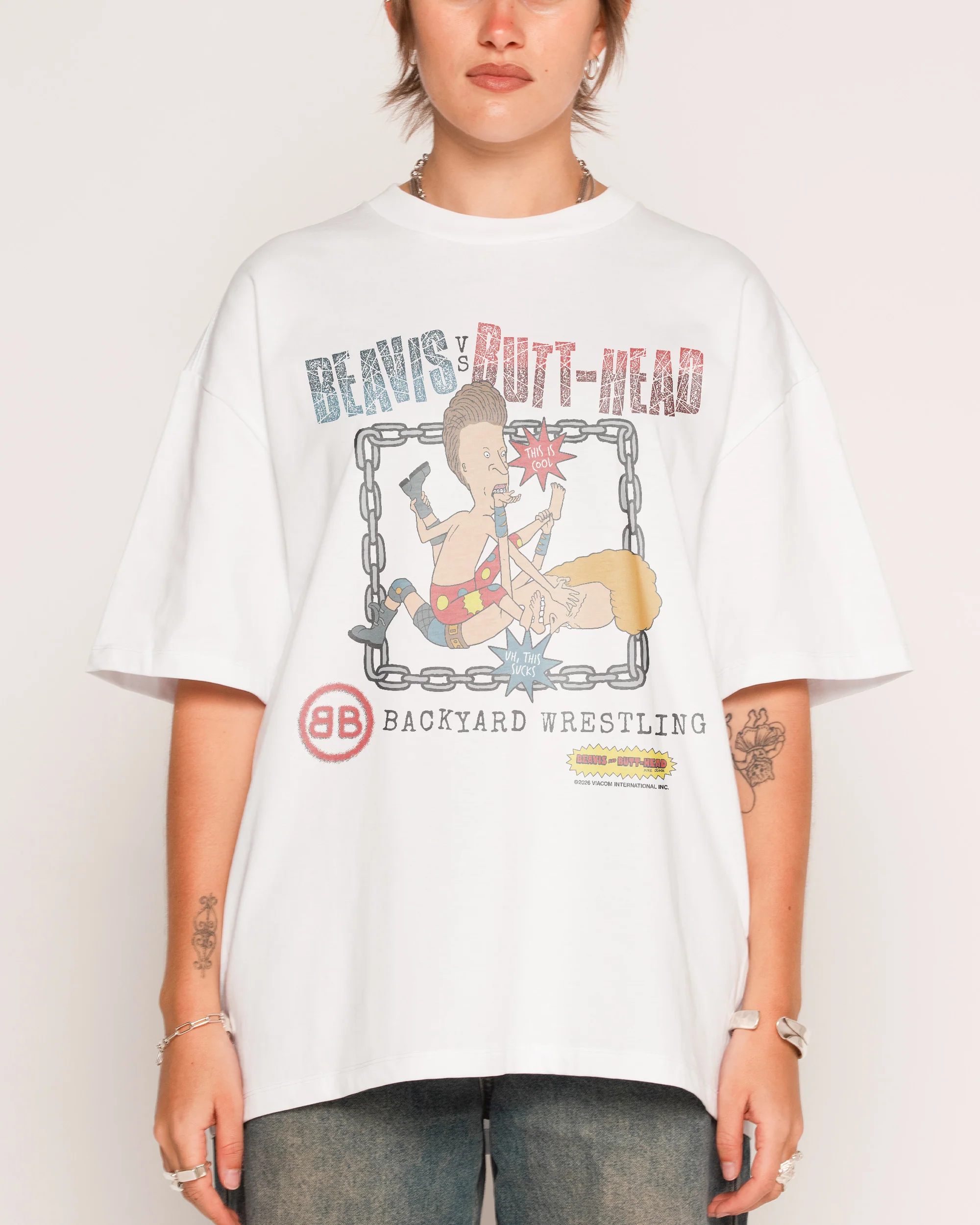 Backyard Wrestling Oversized Tee - Image 9