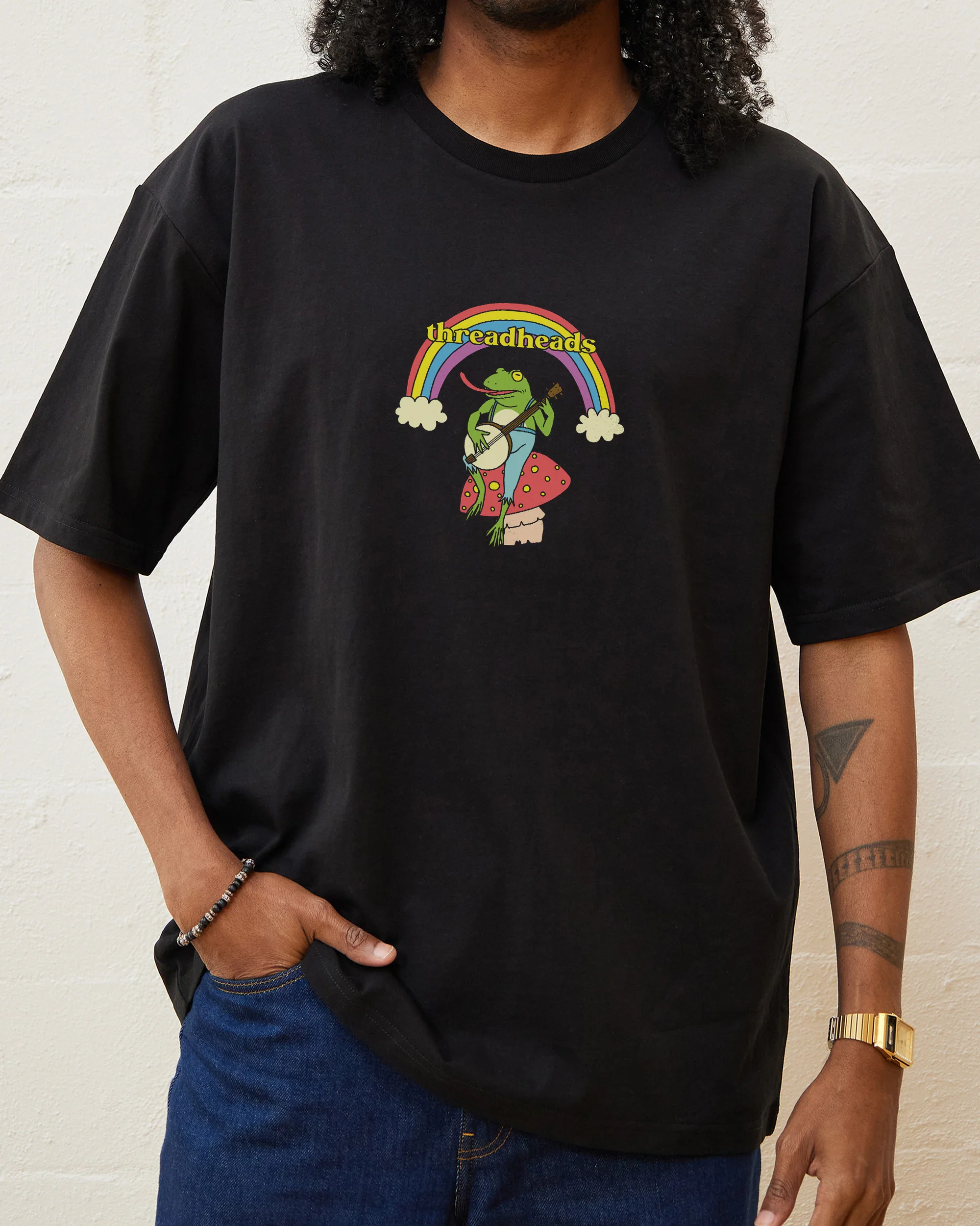 Banjo Playing Frog T-Shirt - Image 2