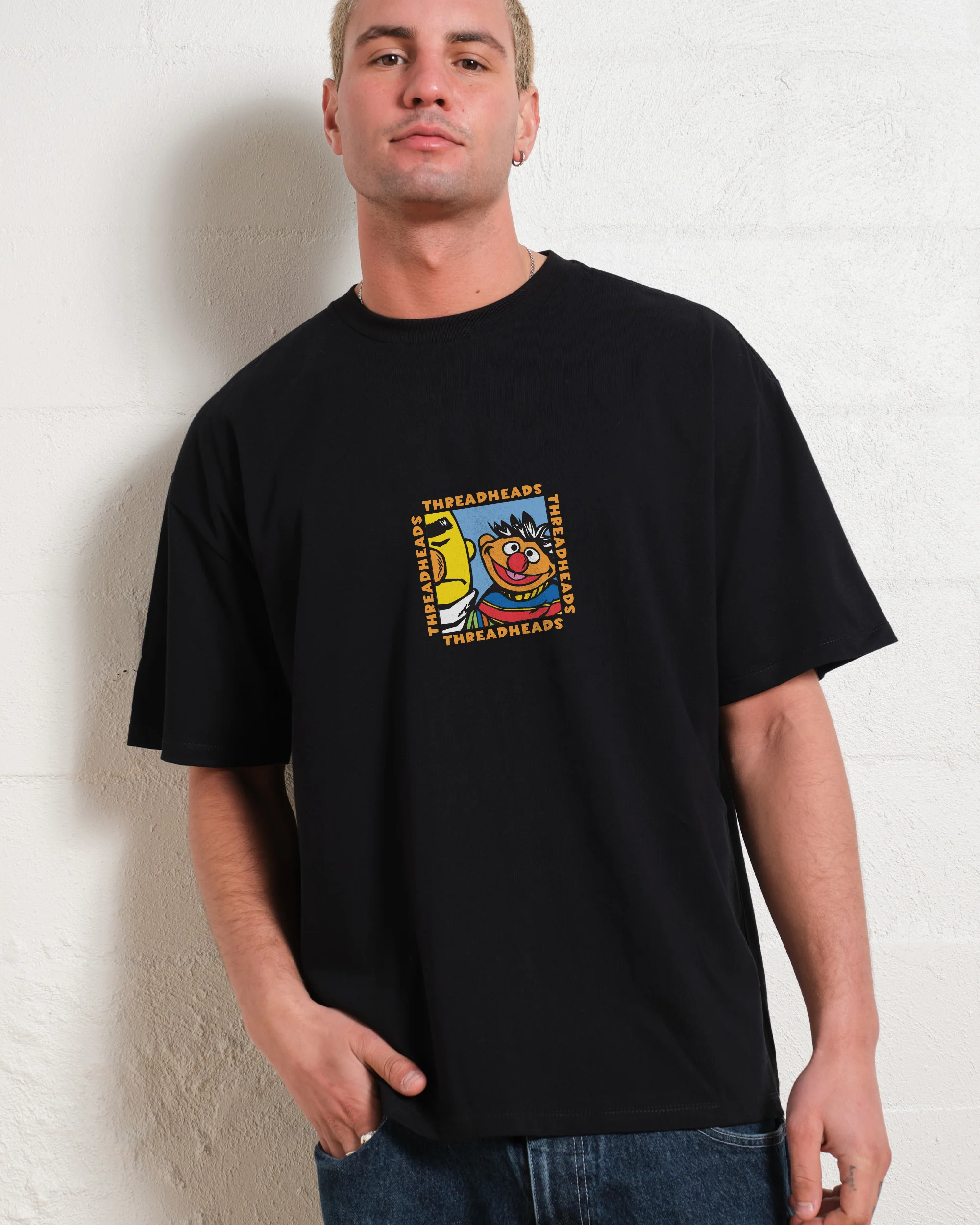 Bert And Ernie Driving Me Bananas Oversized Tee - Image 10