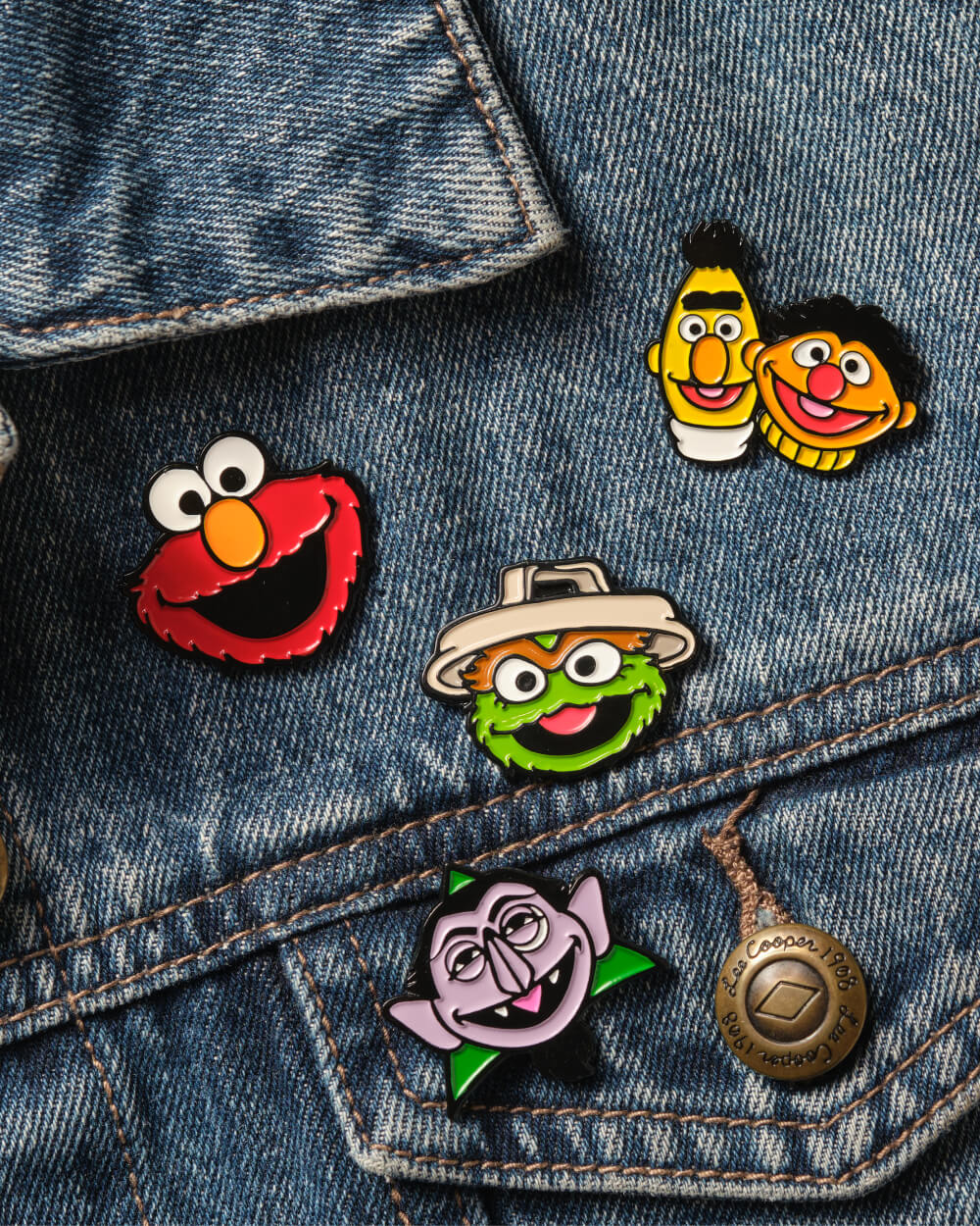 Bert & Ernie Enamel Pin - Image 3