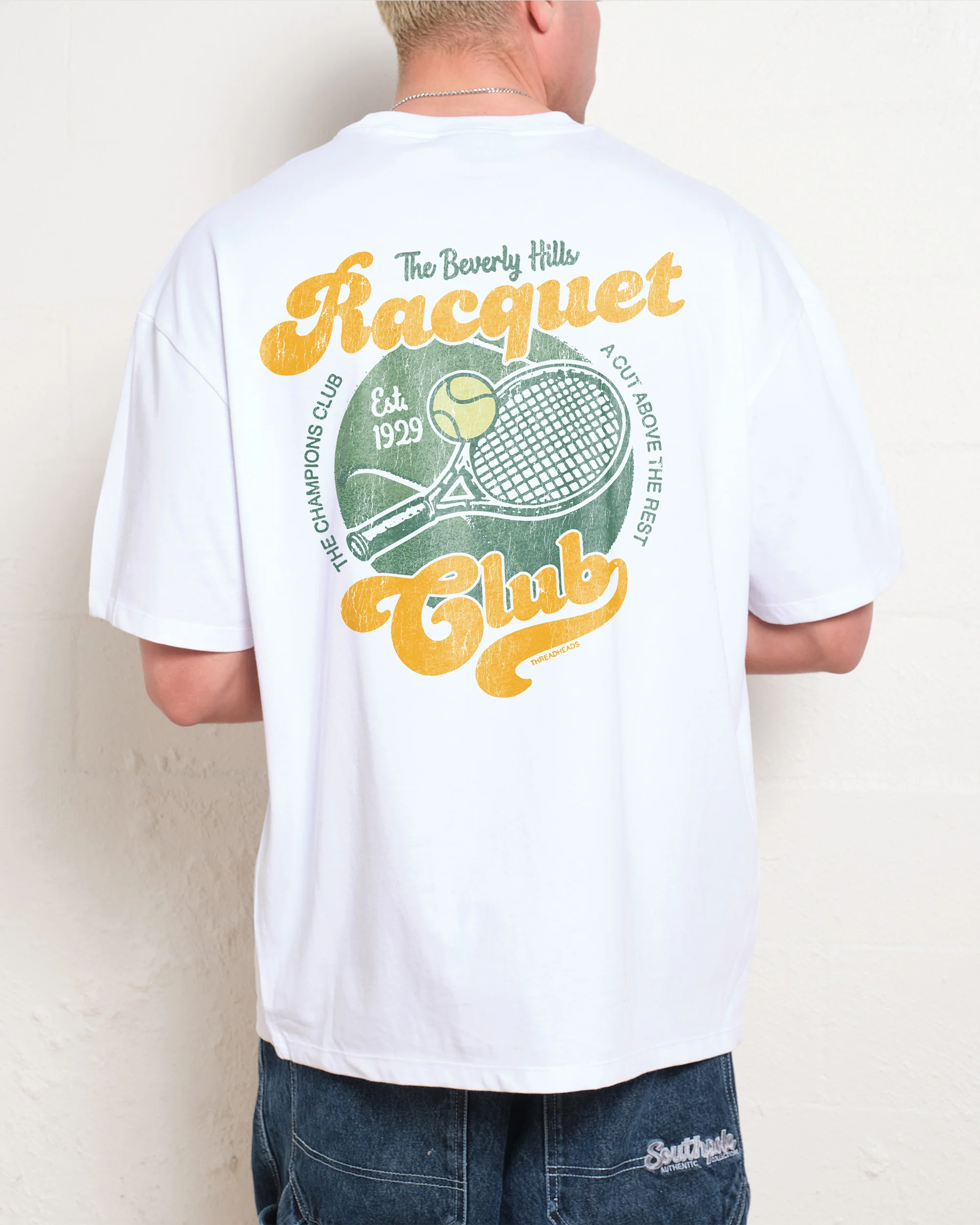 Beverly Hills Racquet Club Oversized Tee