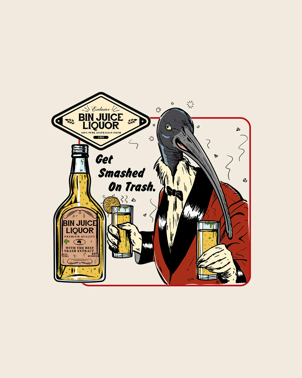 Bin Juice Liquor T-Shirt - Image 3