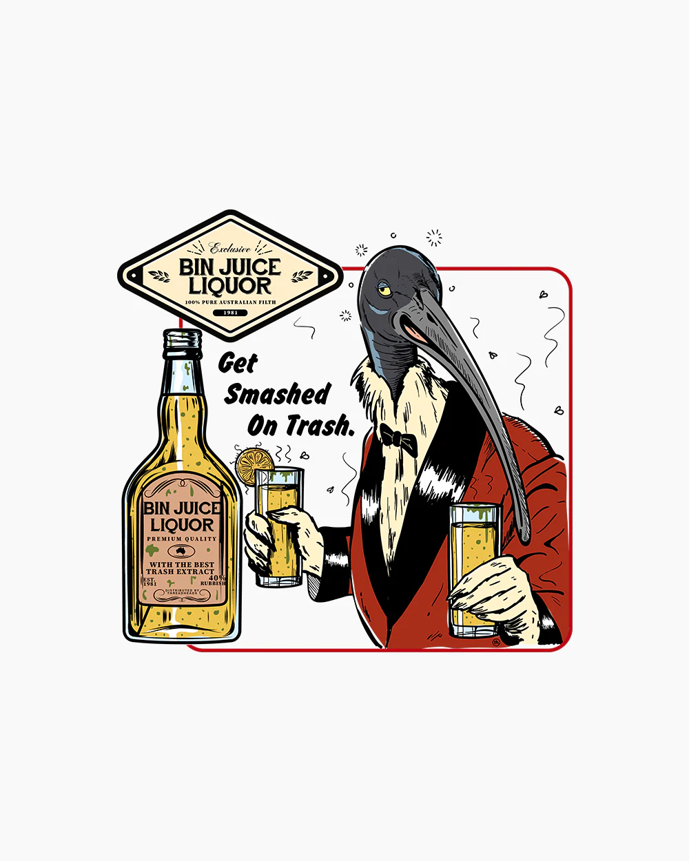 Bin Juice Liquor T-Shirt - Image 5