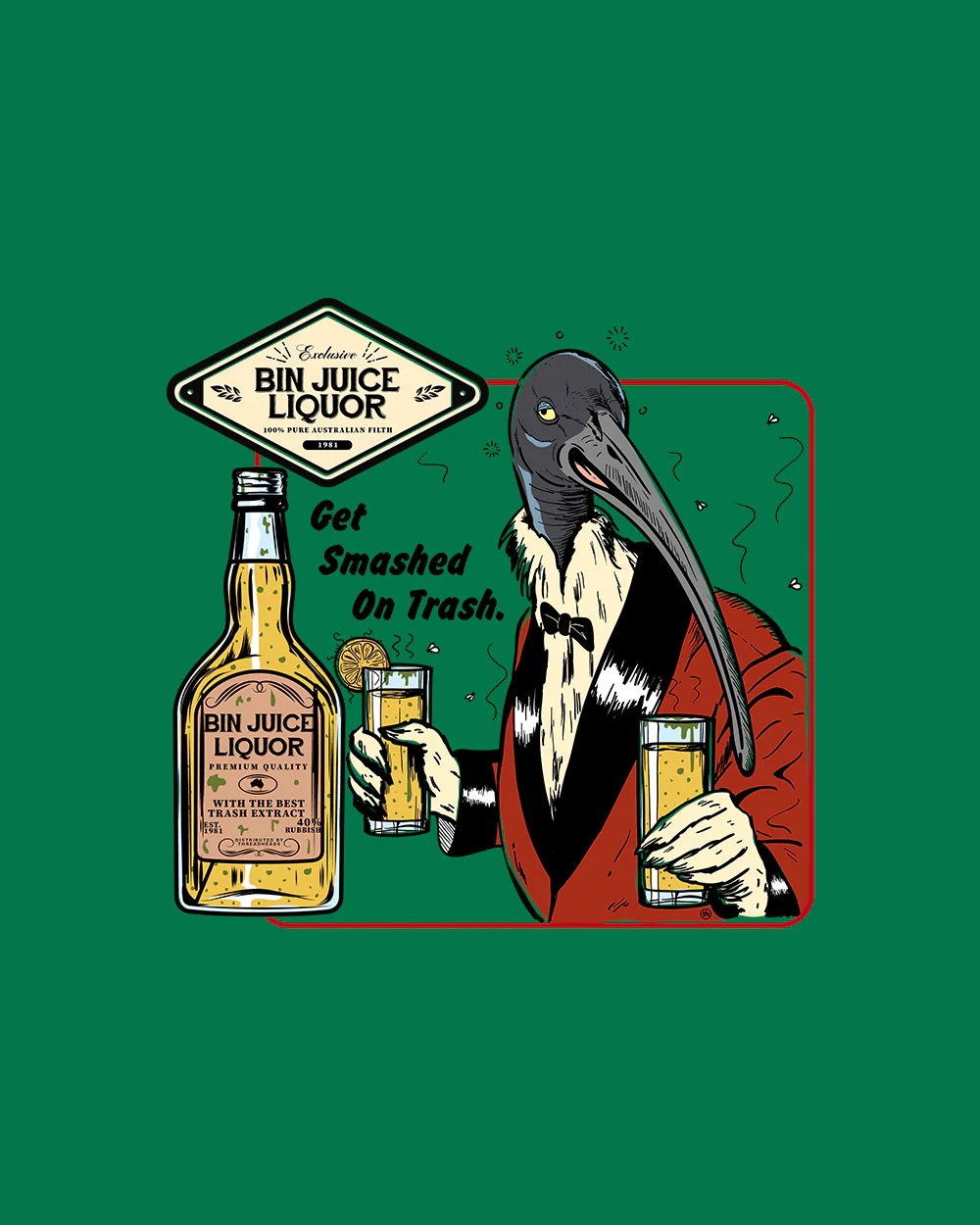 Bin Juice Liquor T-Shirt - Image 9