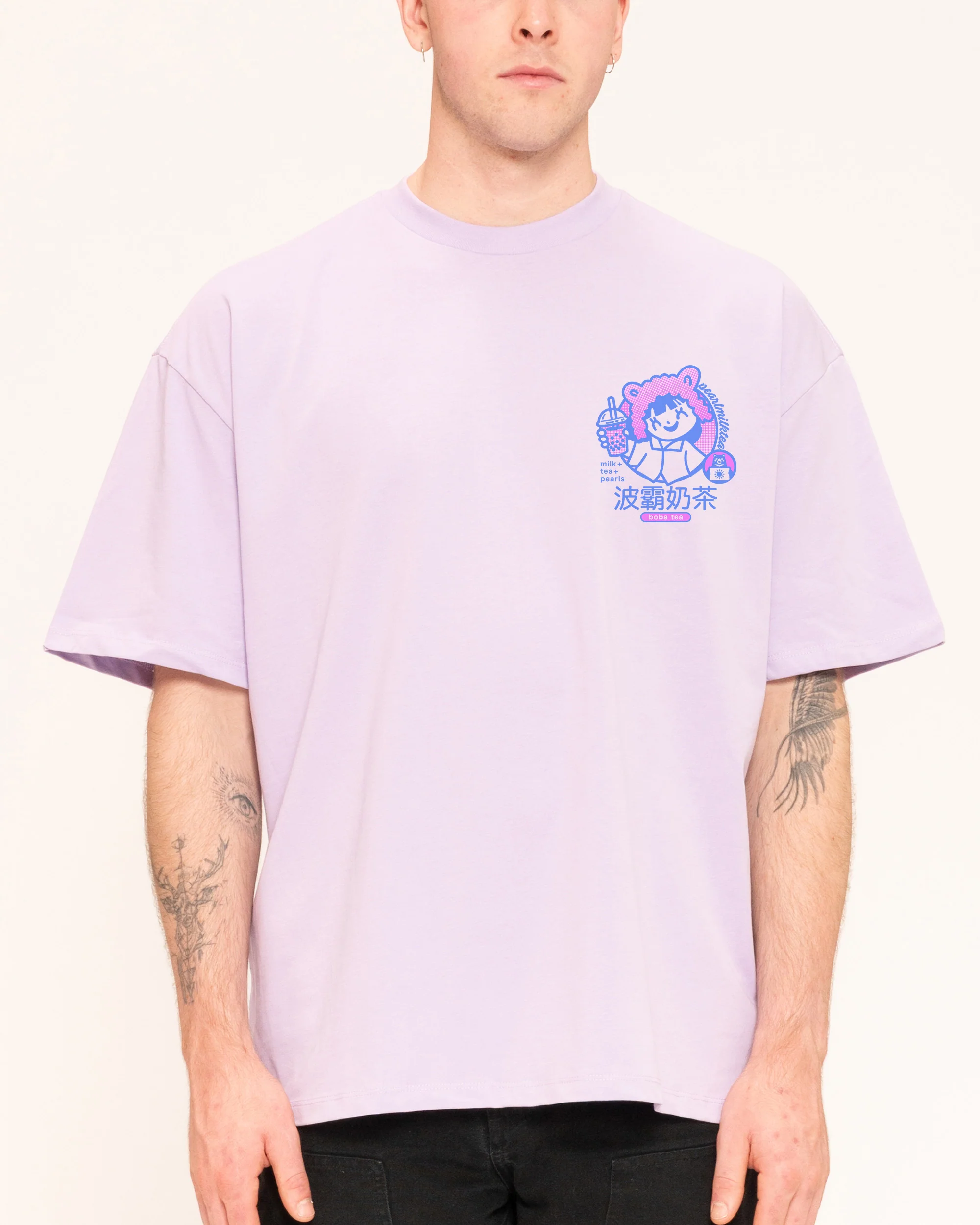 Boba Tea Oversized Tee - Image 2