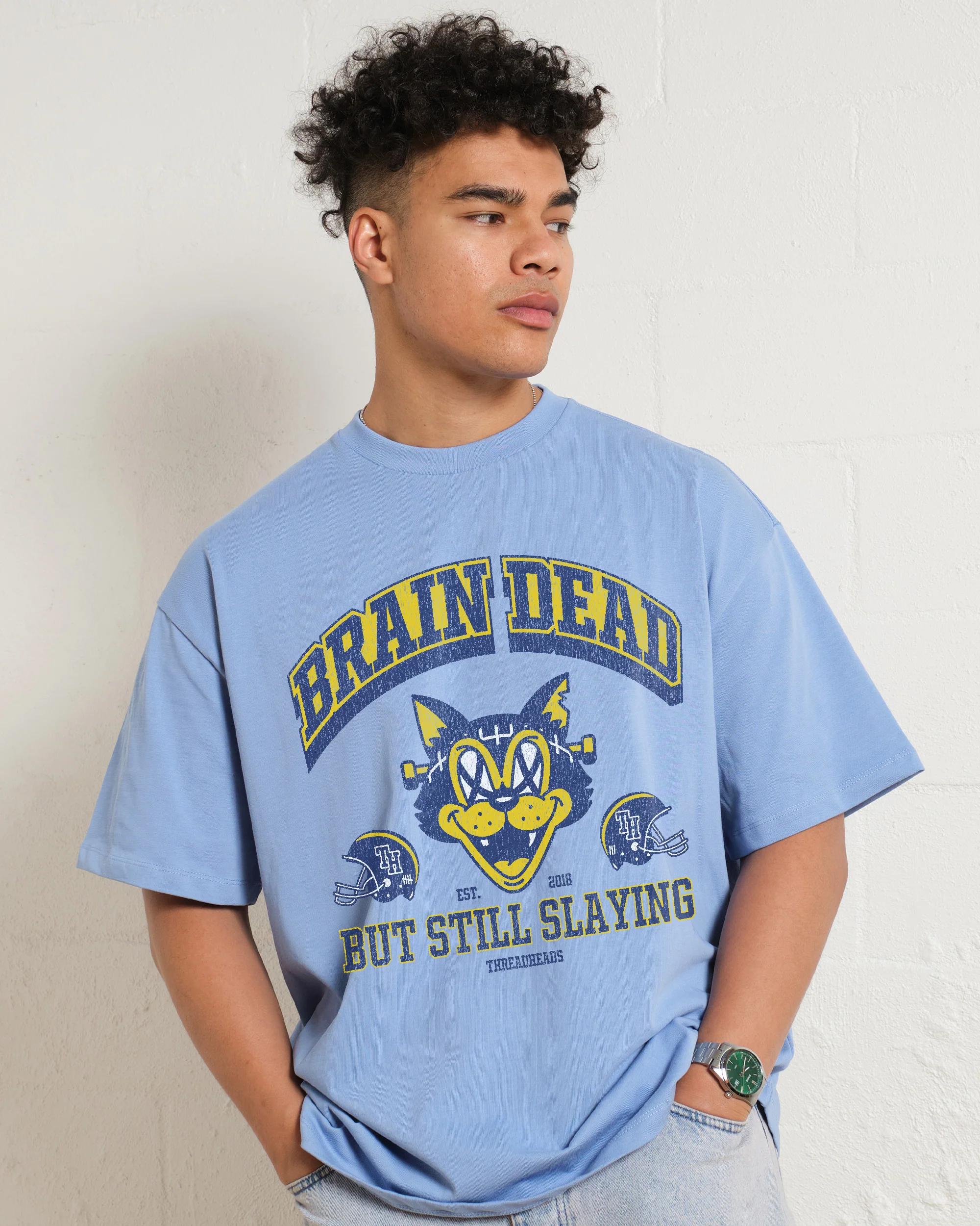 Brain Dead Cat Oversized Tee - Image 3