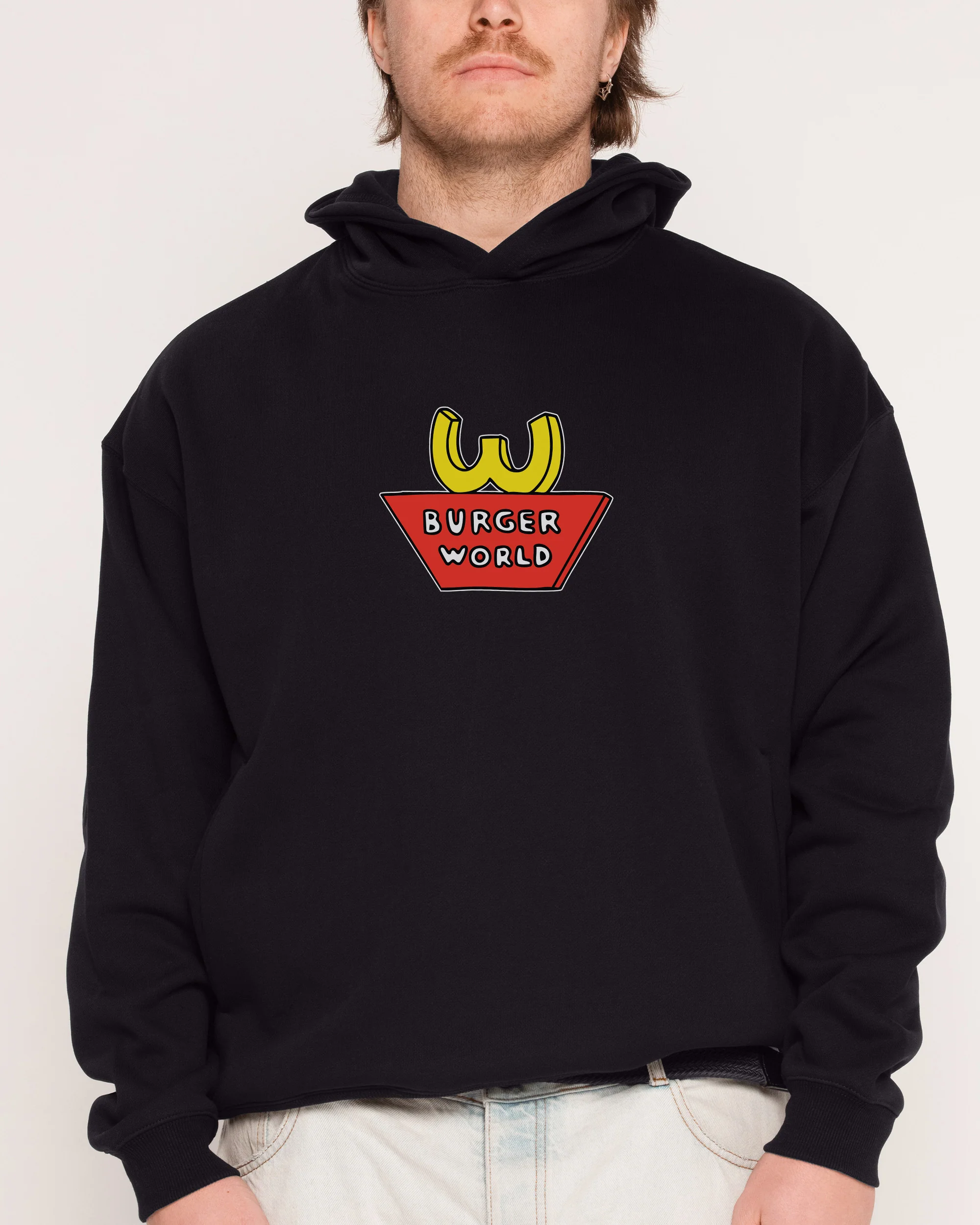 Burger World Hoodie - Image 2