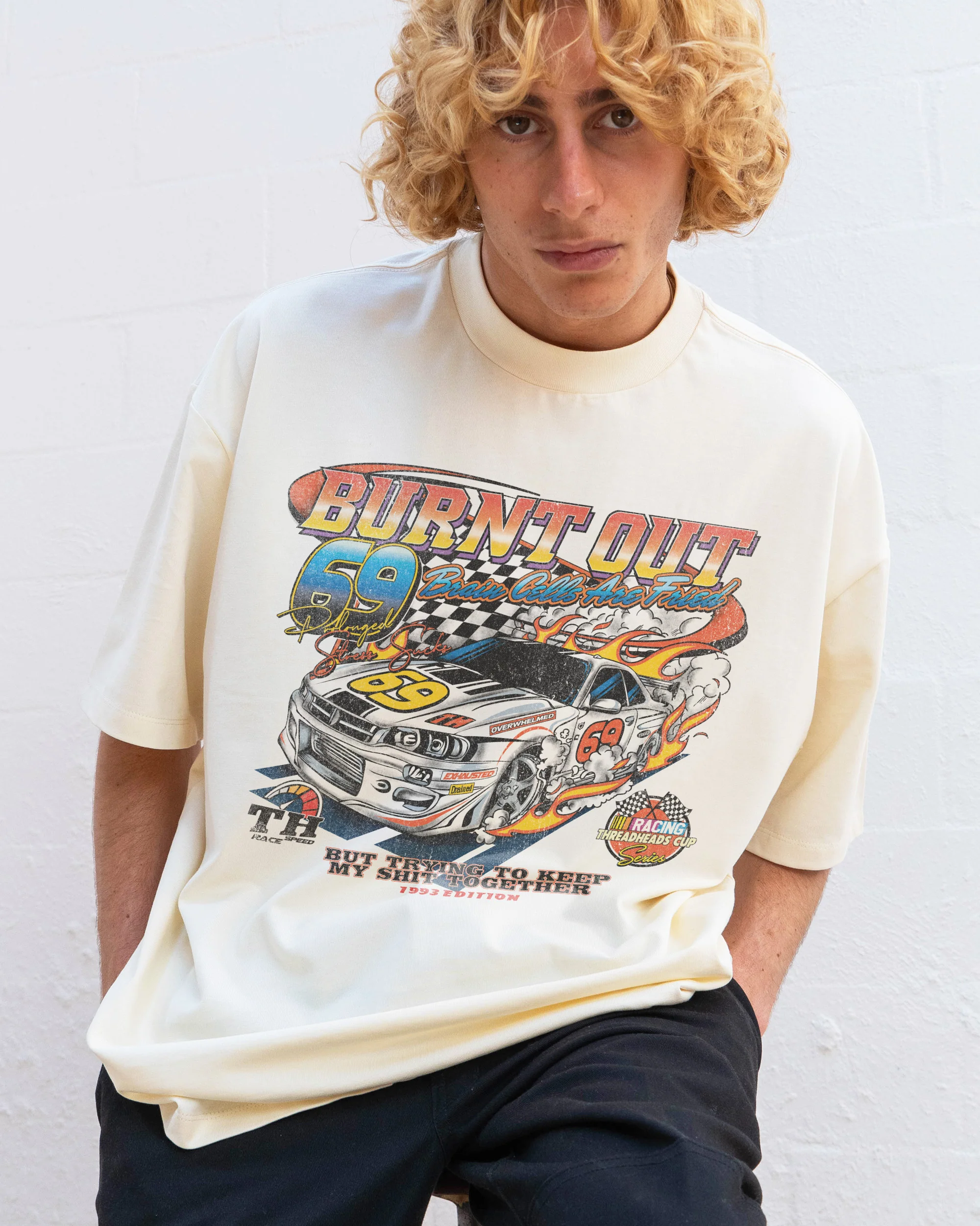 Burnt Out Oversized Tee - Image 7