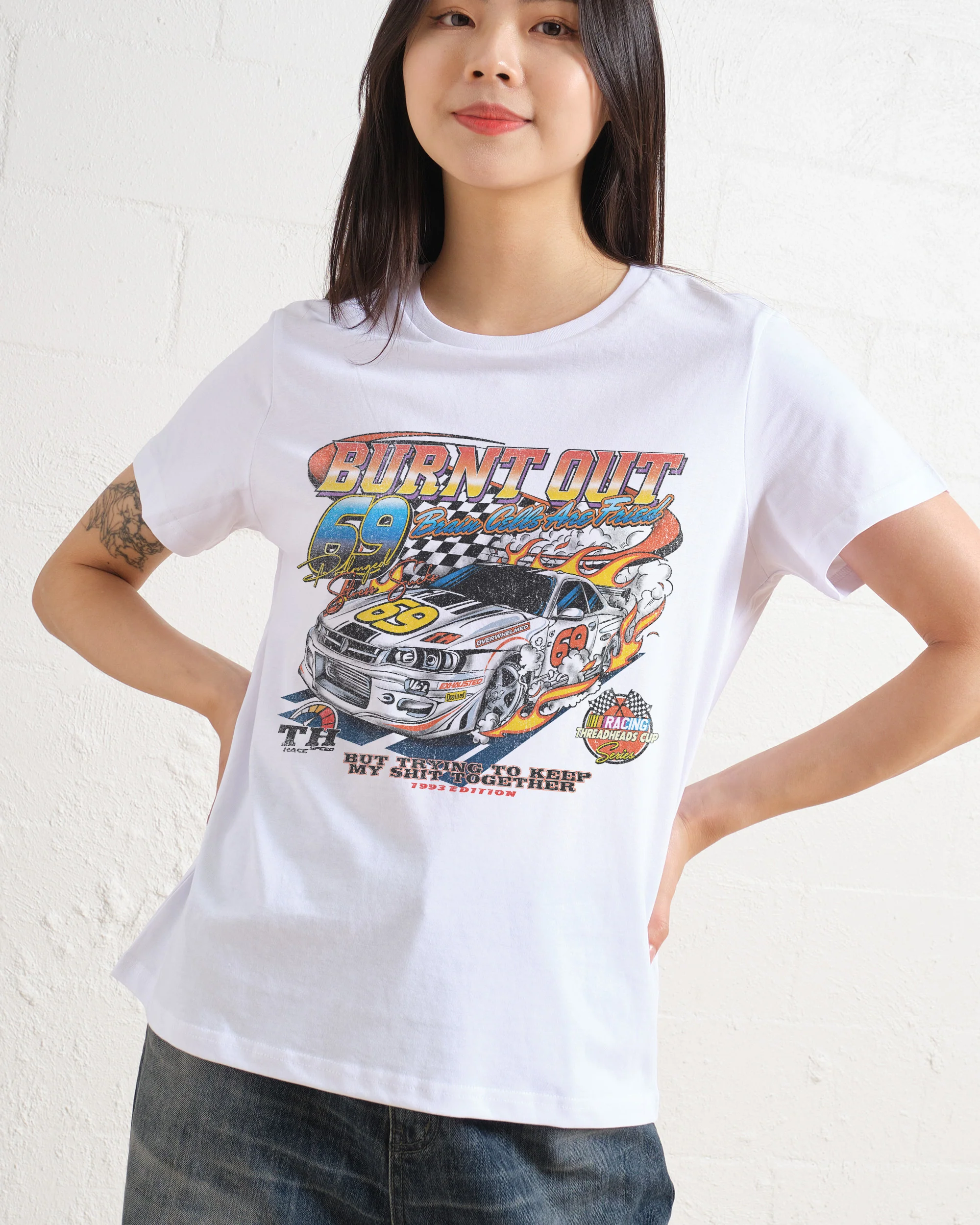 Burnt Out Women's Tee - Image 2