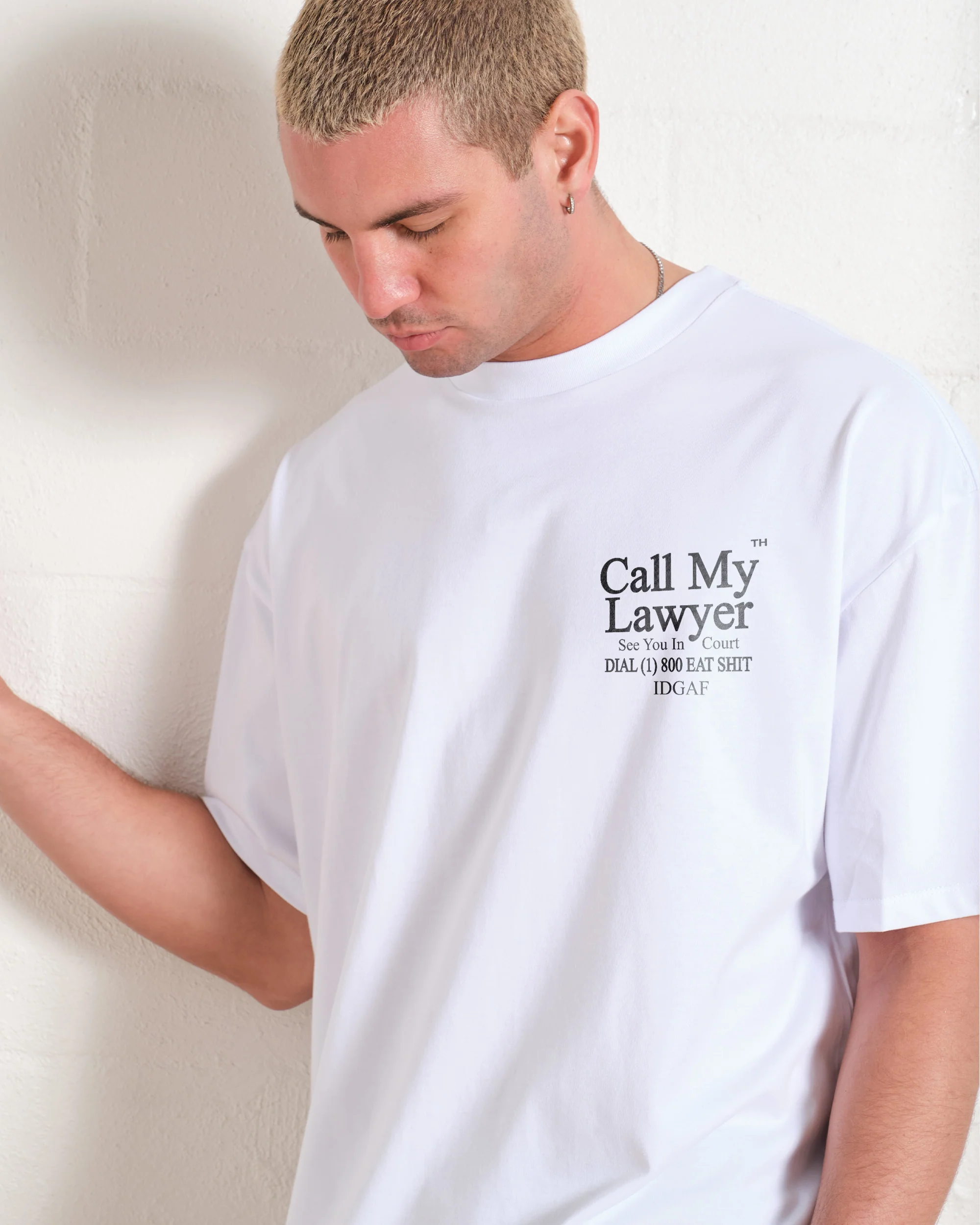 Call My Lawyer Oversized Tee - Image 2