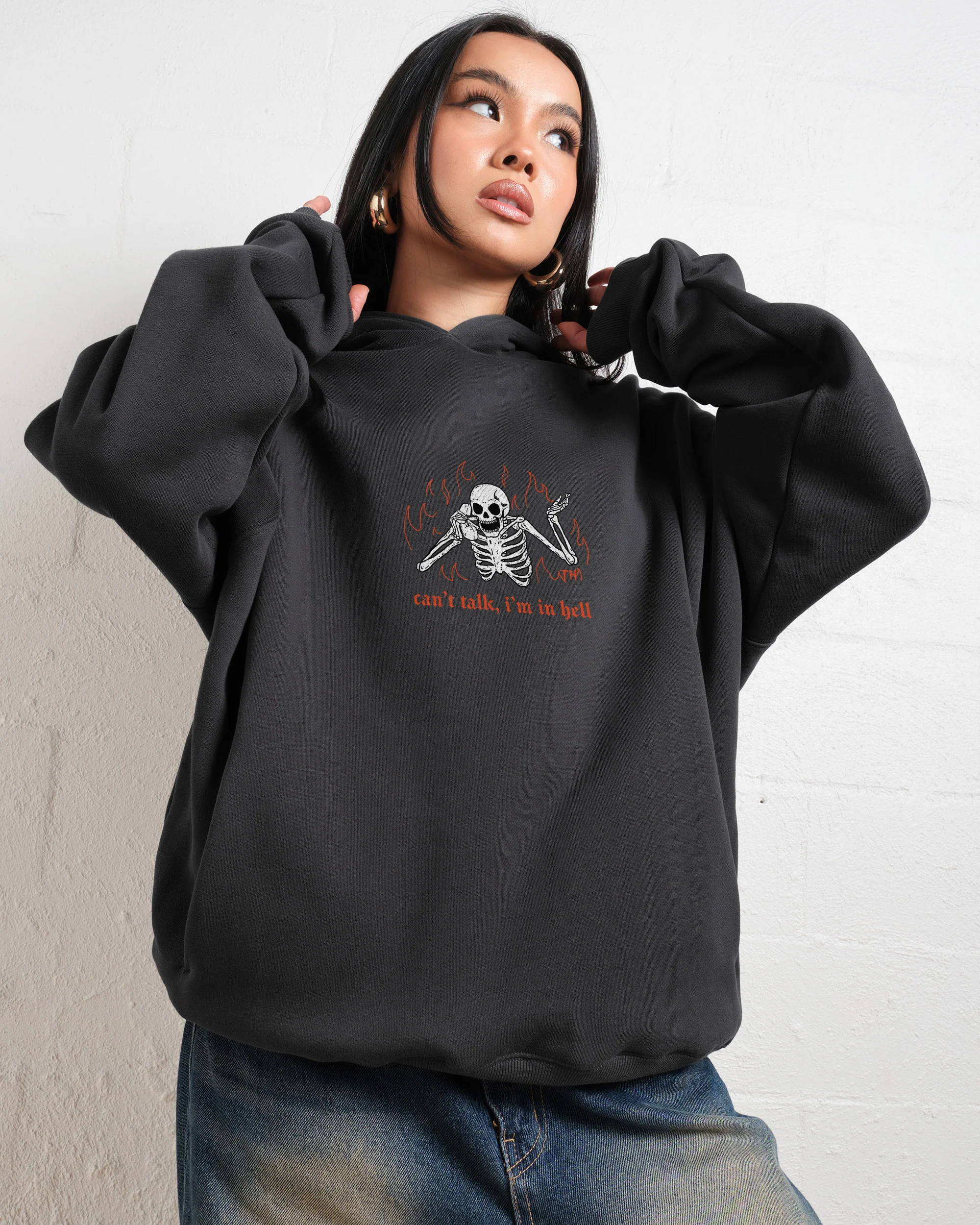 Can't Talk In Hell Hoodie - Image 2