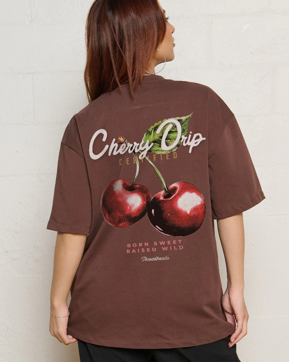 Cherry Drip Oversized Tee - Image 5