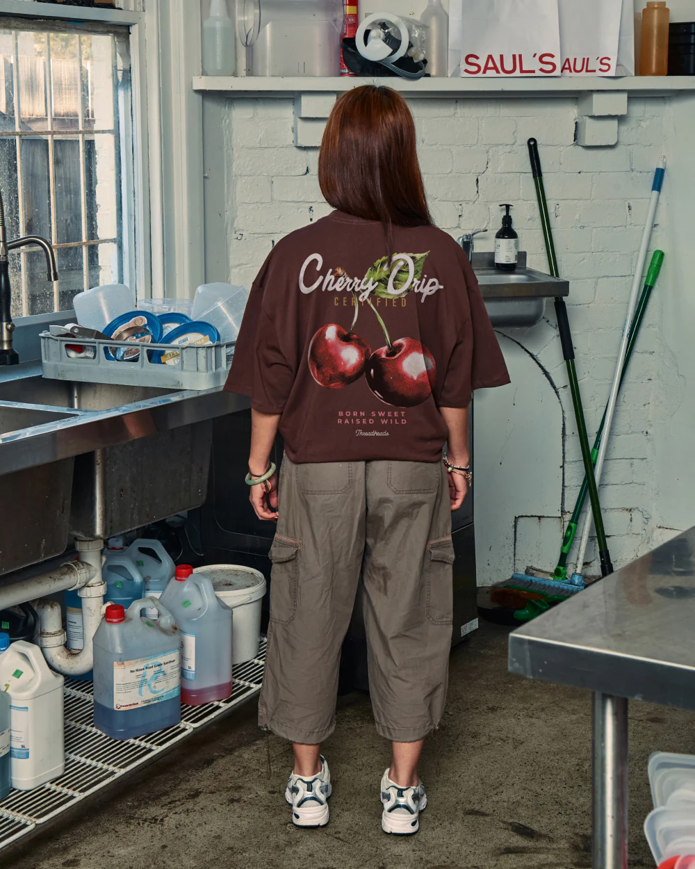 Cherry Drip Oversized Tee - Image 9