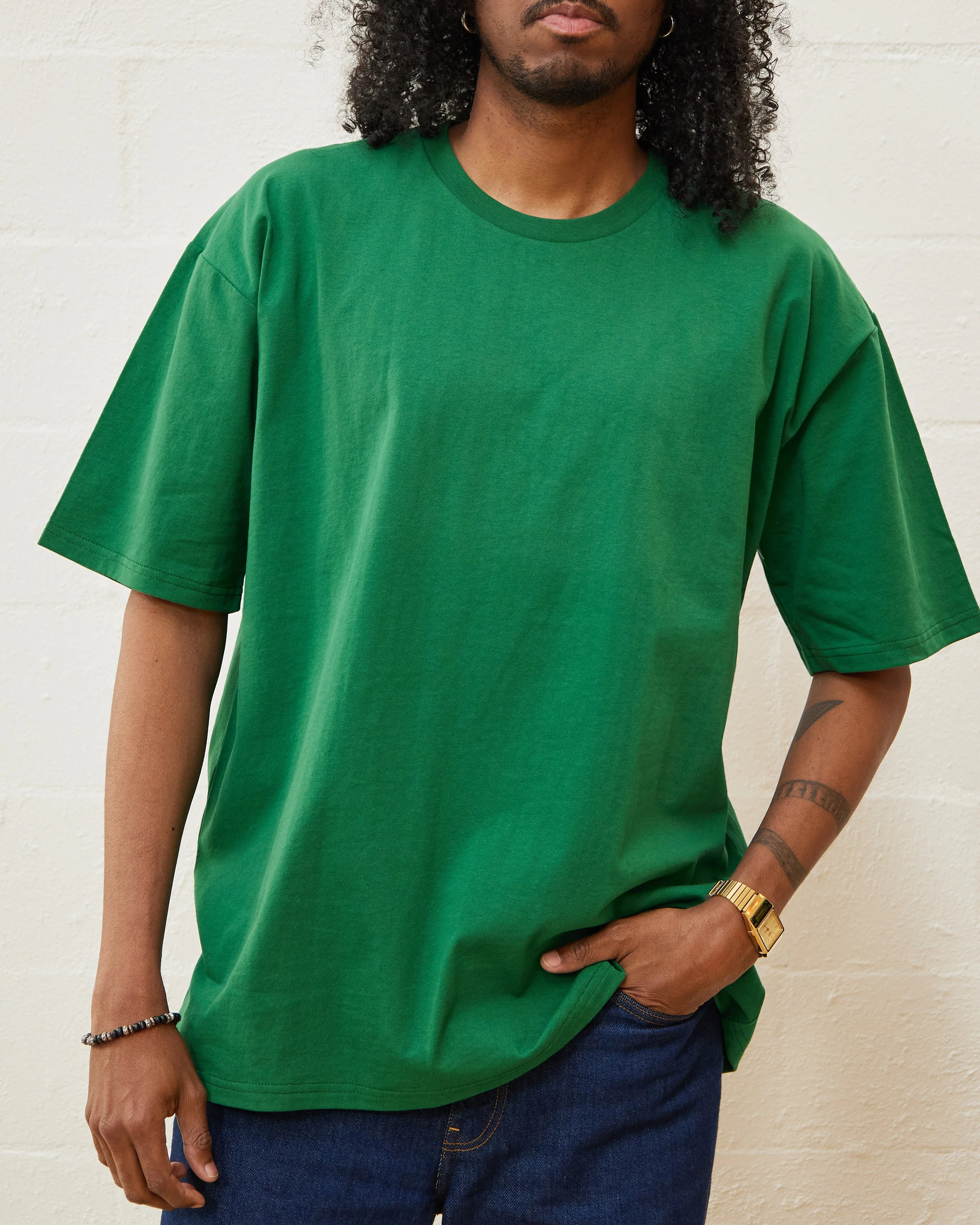 Classic Tee 8 Pack: Black, Charcoal, Green, Brown, White, Navy - Image 4