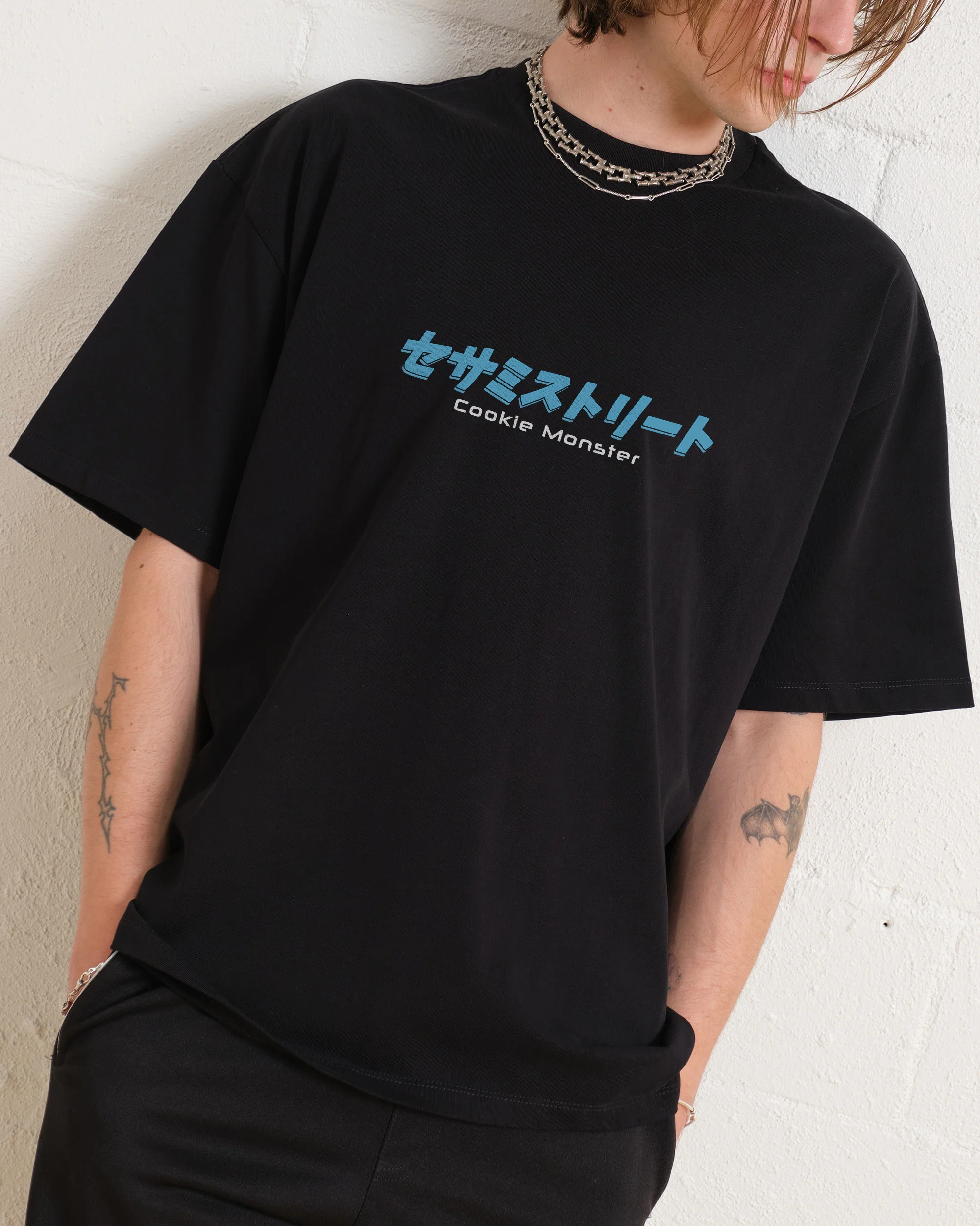 Cookie Kaiju Front and Back Oversized Tee - Image 4