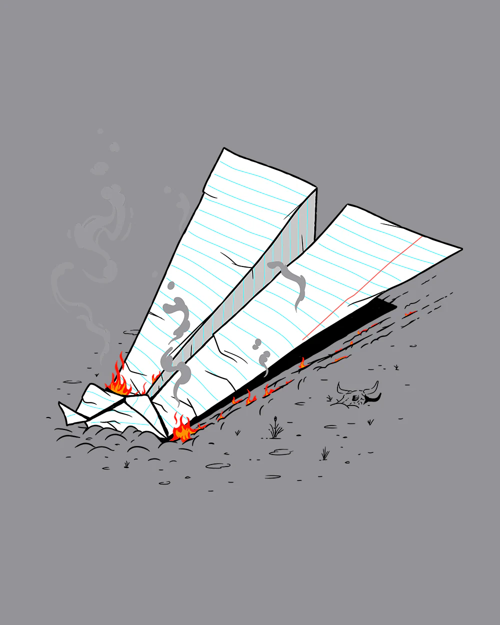 Crash Landing T-Shirt - Image 2