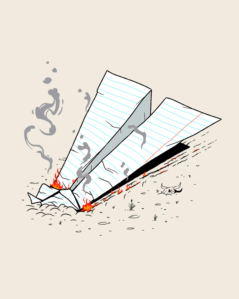 Crash Landing T-Shirt - Image 6