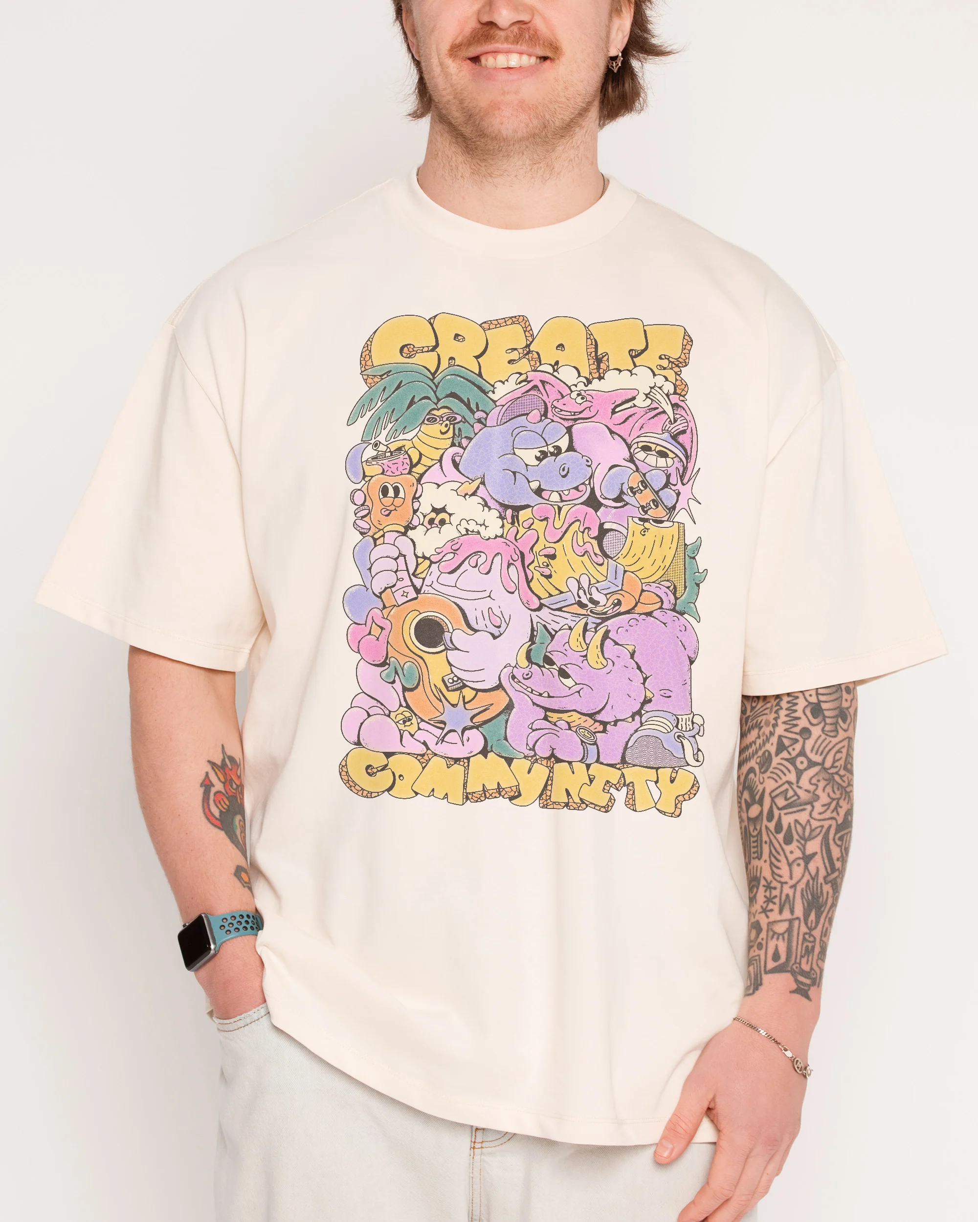 Create Community Oversized Tee - Image 3