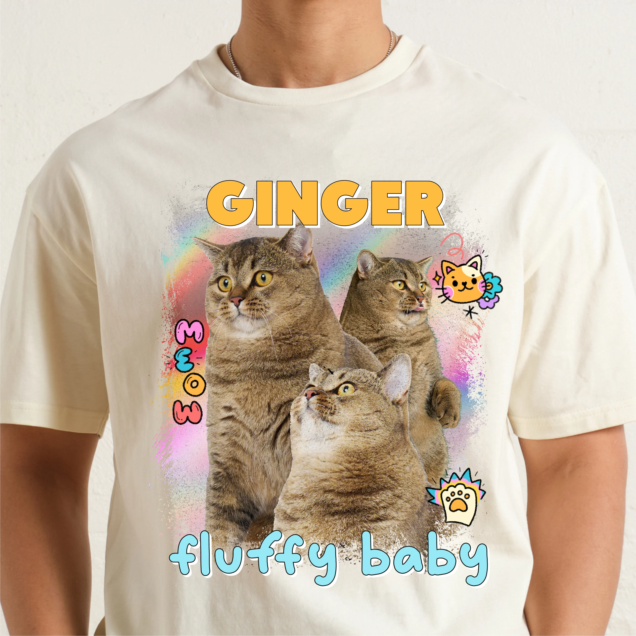 Create Your Own Custom Cat Bootleg Tee - Image 4