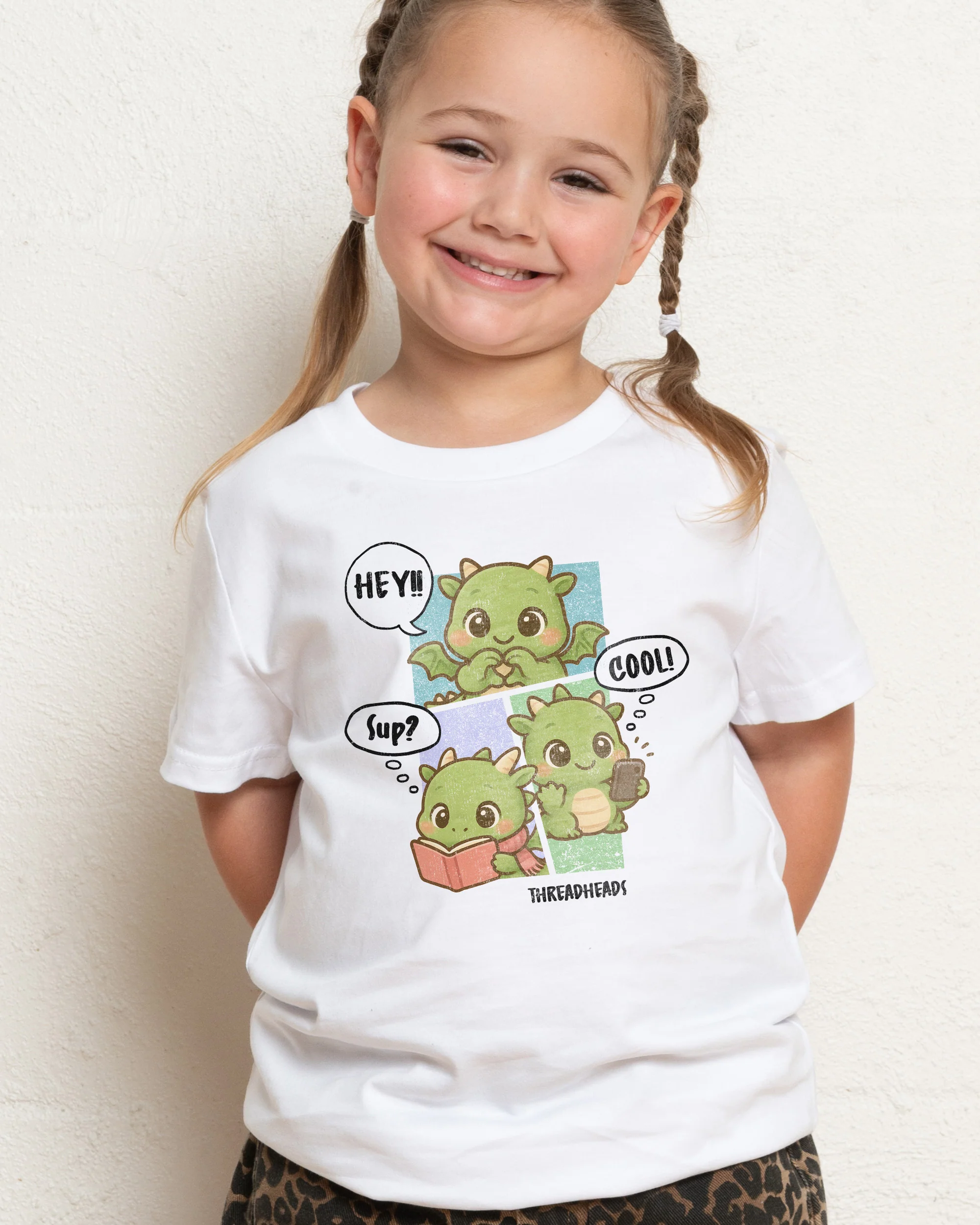 Dino Talk Kids T-Shirt - Image 4