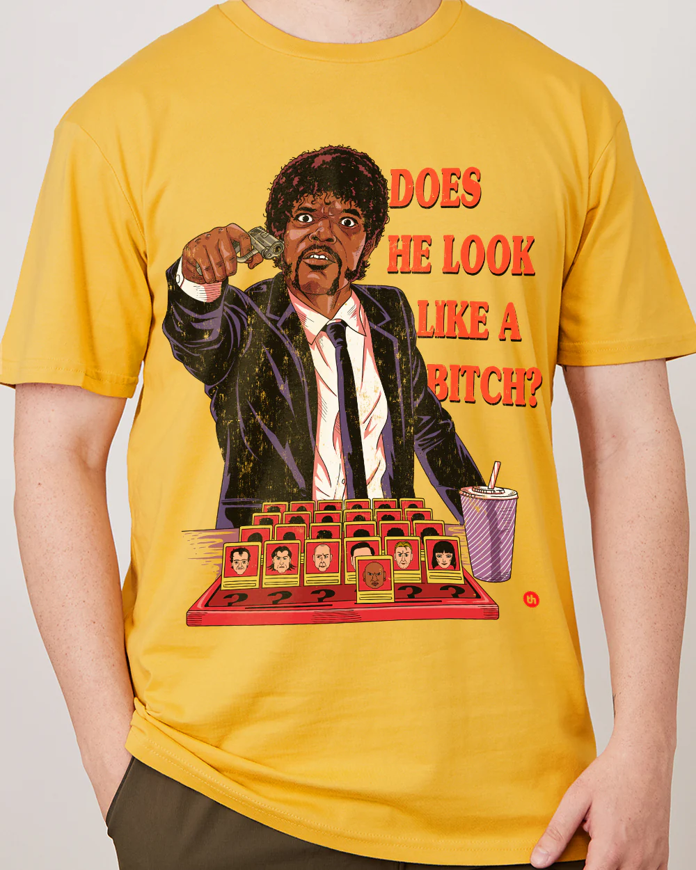 Does He Look Like a Bitch T-Shirt - Image 8