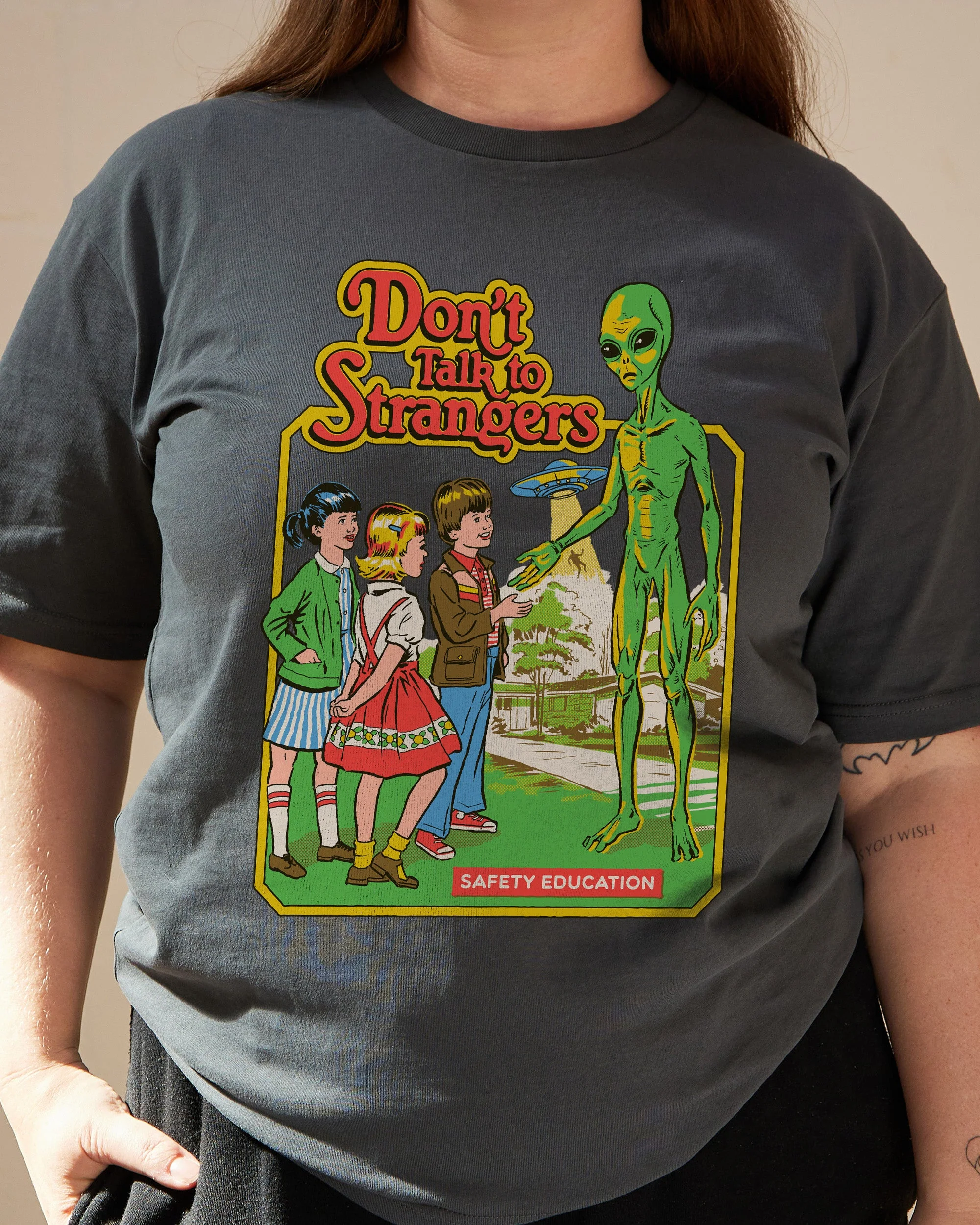 Don't Talk To Strangers T-Shirt - Image 11
