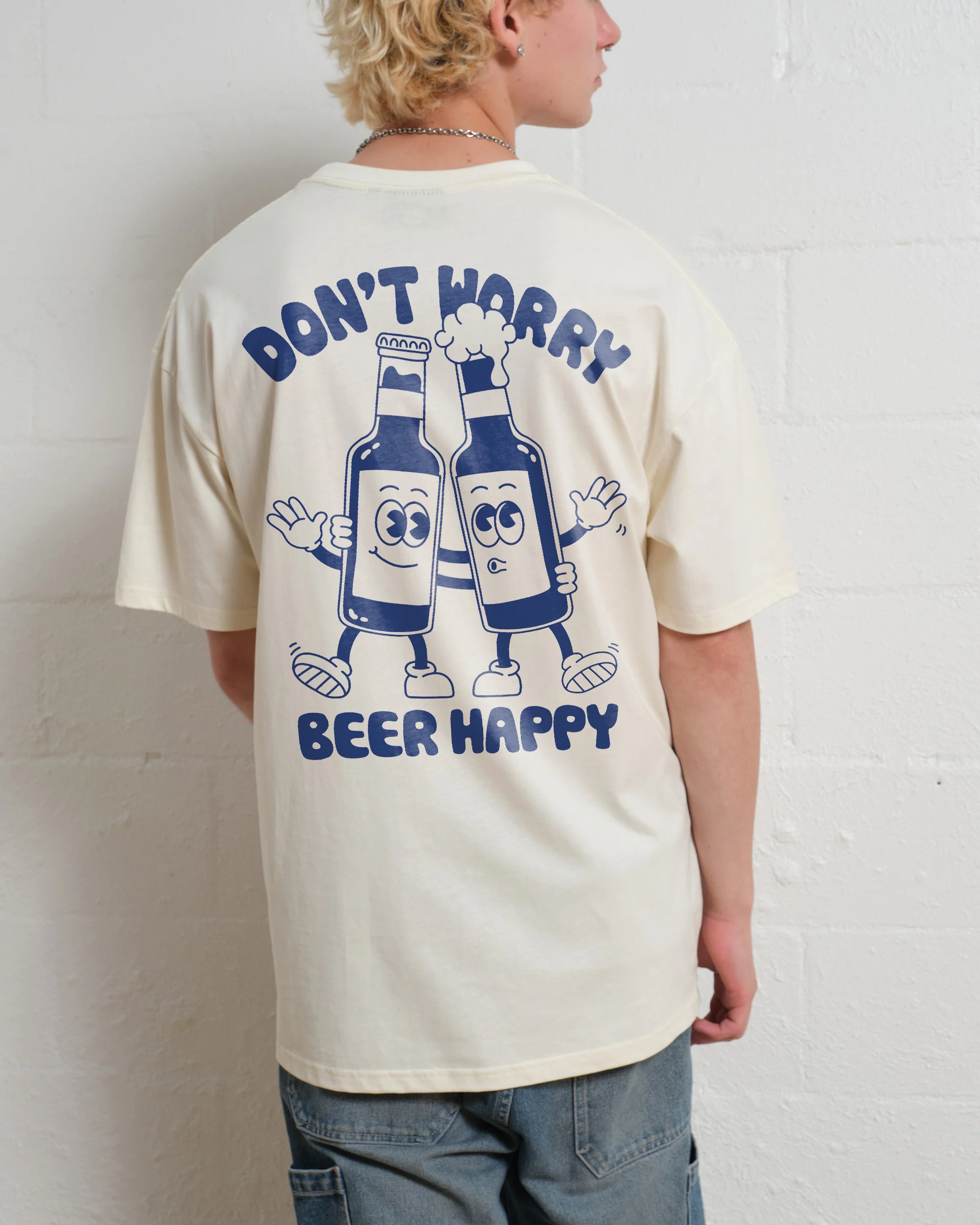 Don't Worry, Beer Happy T-Shirt - Image 3