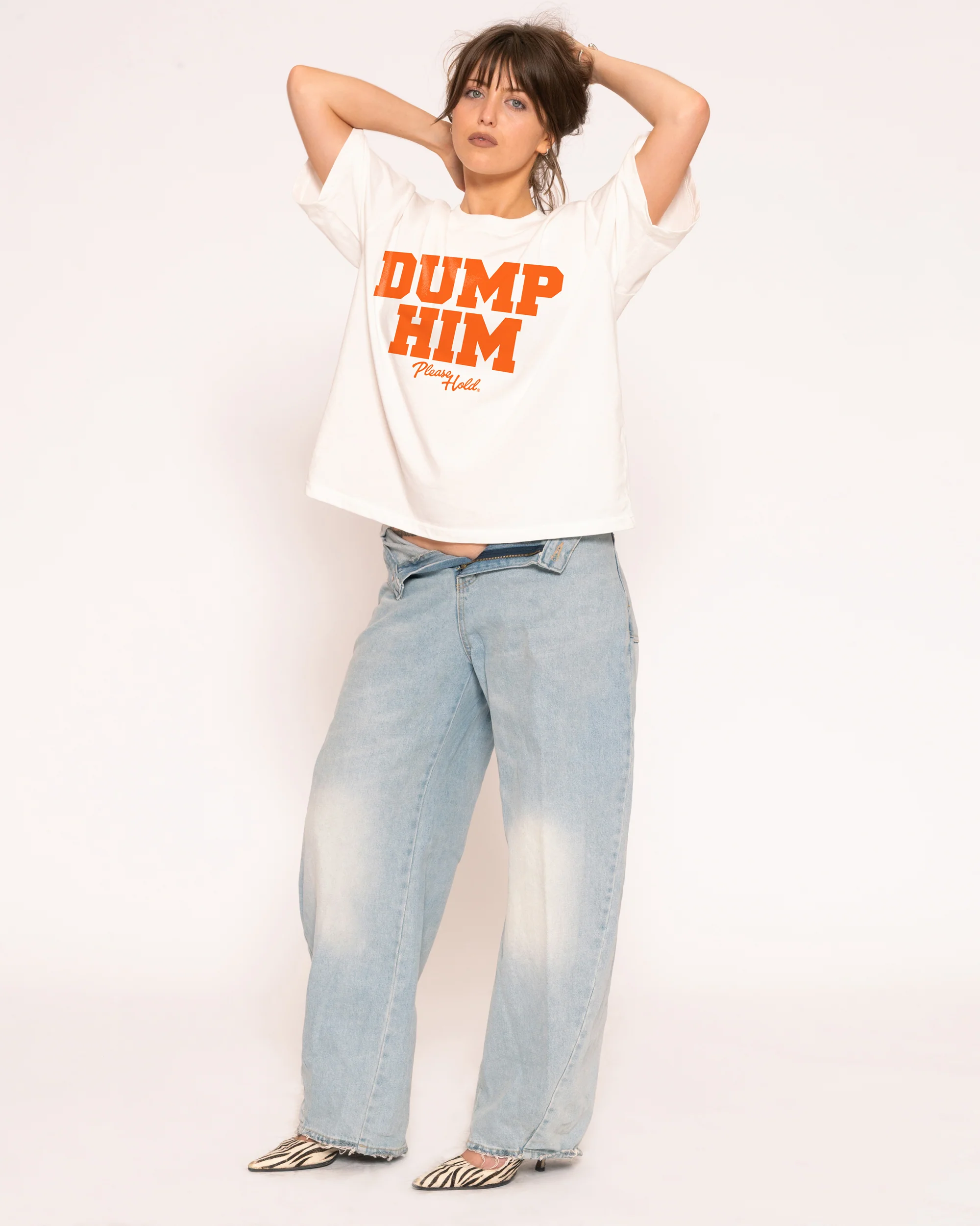 Dump Him Boxy Crop Tee - Image 6