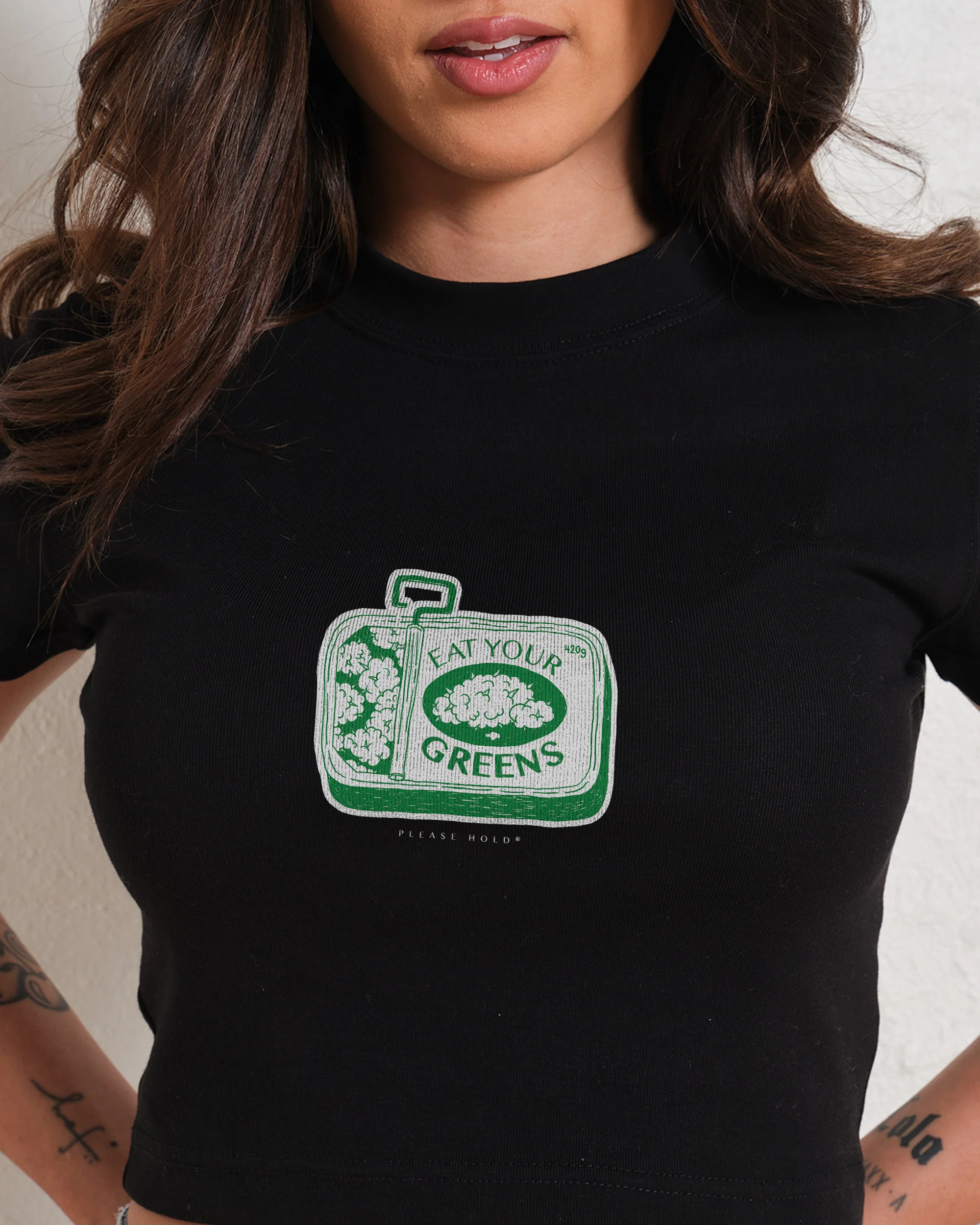 Eat Your Greens Baby Tee - Image 5