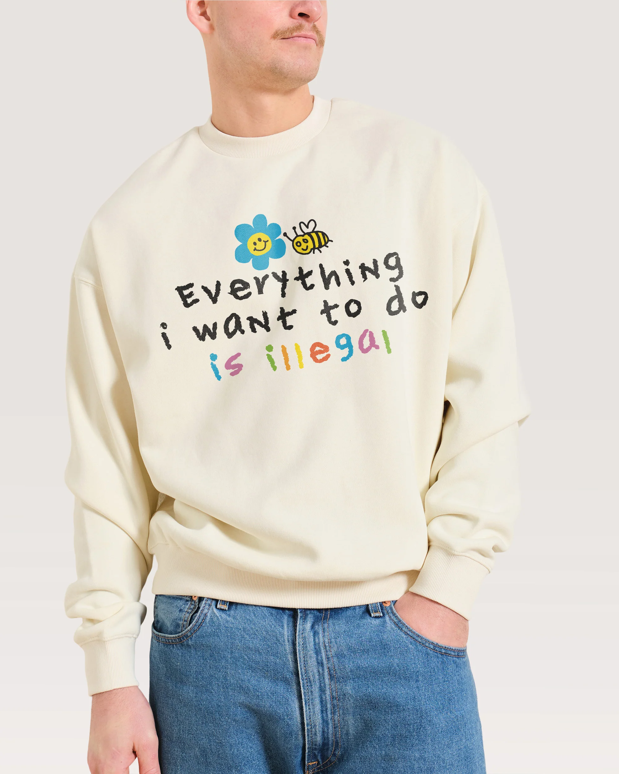 Everything is Illegal Sweatshirt - Image 2