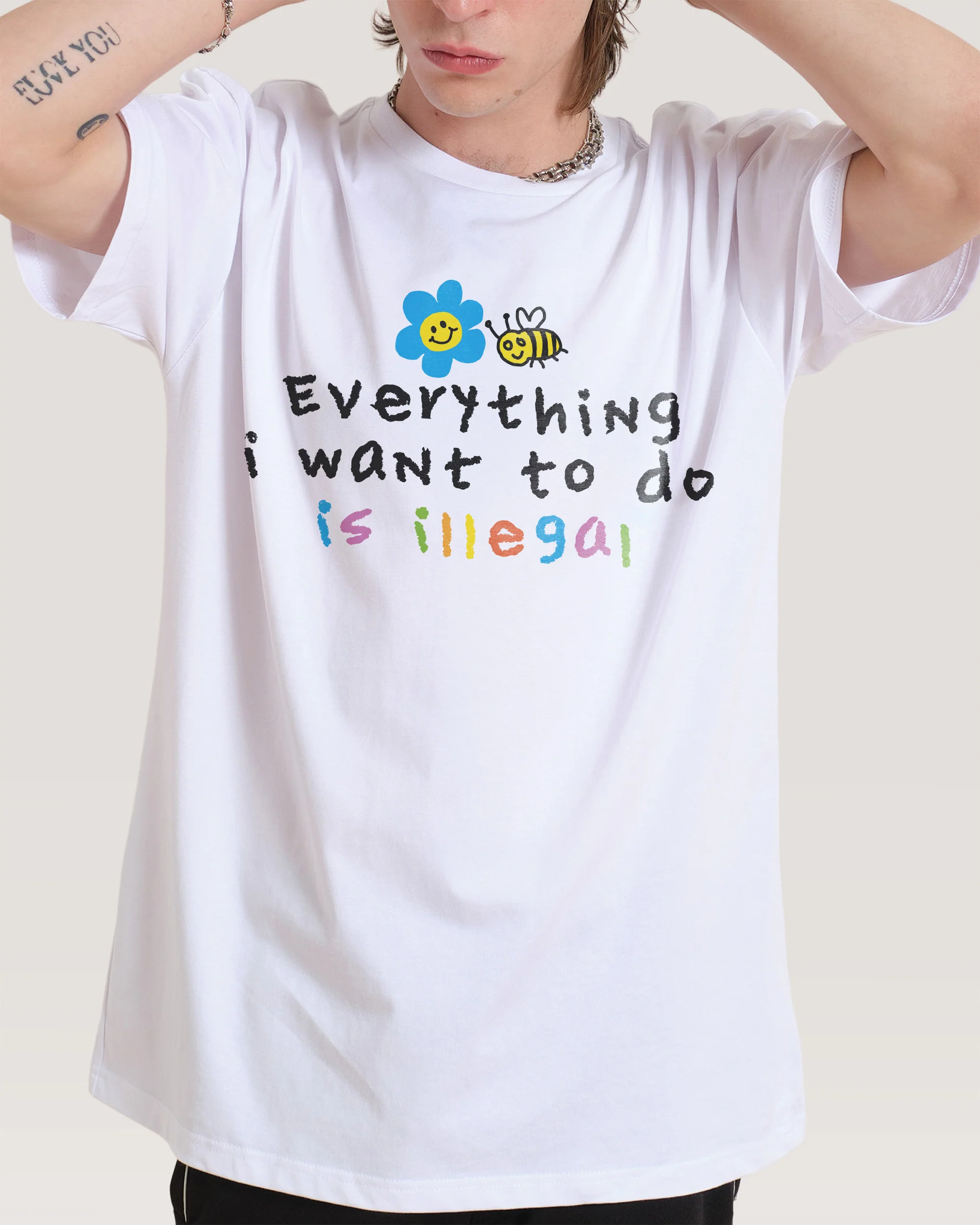 Everything is Illegal T-Shirt - Image 4