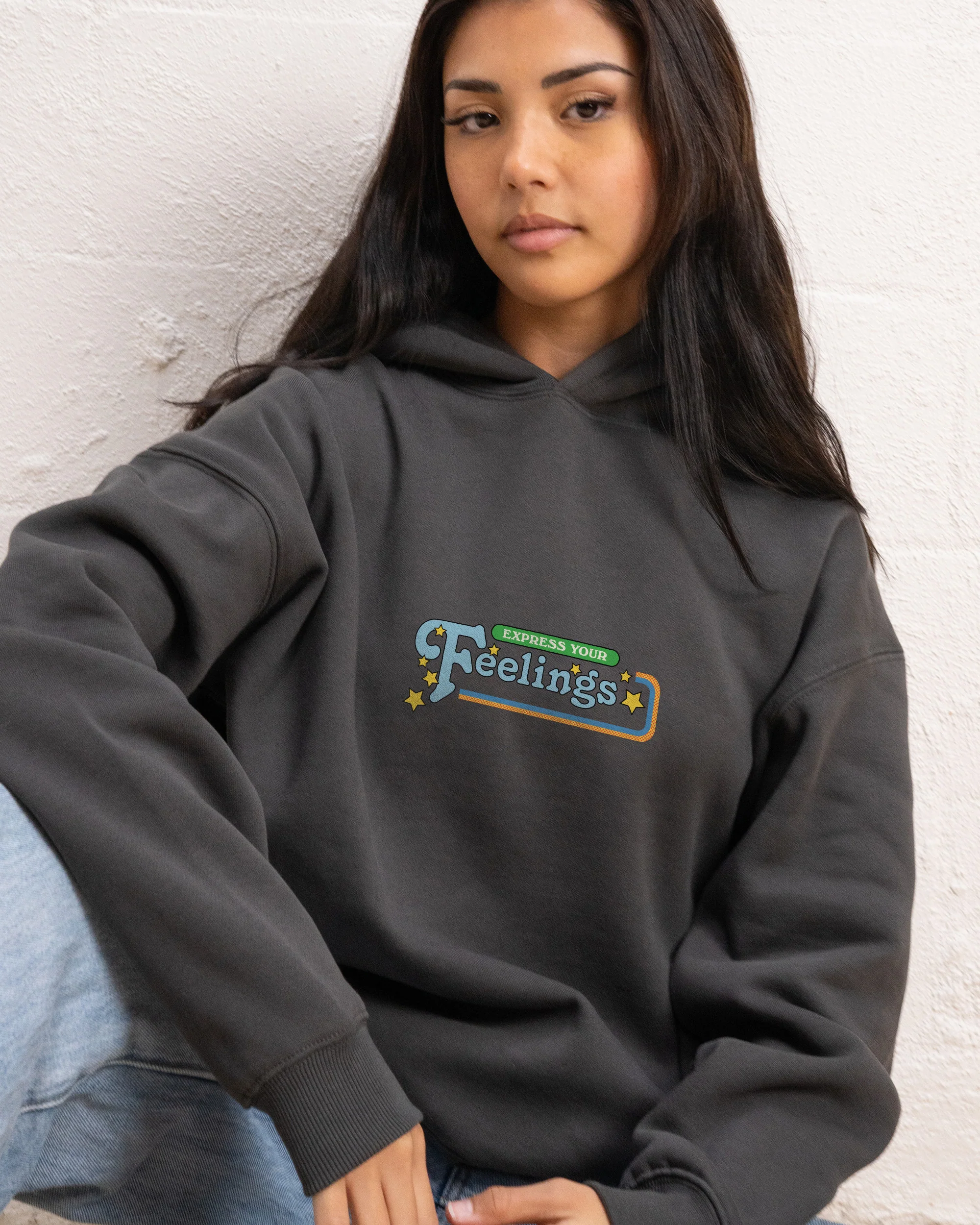 Express Your Feelings Front and Back Hoodie - Image 4