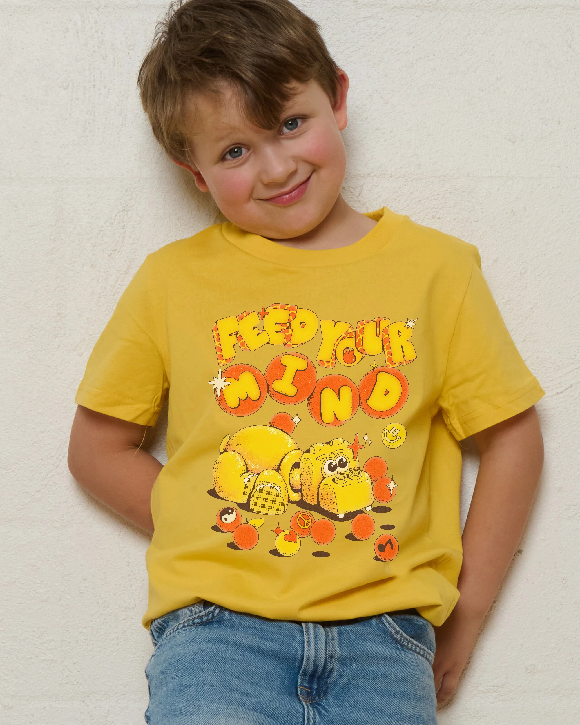 Feed Your Mind Kids T-Shirt - Image 3