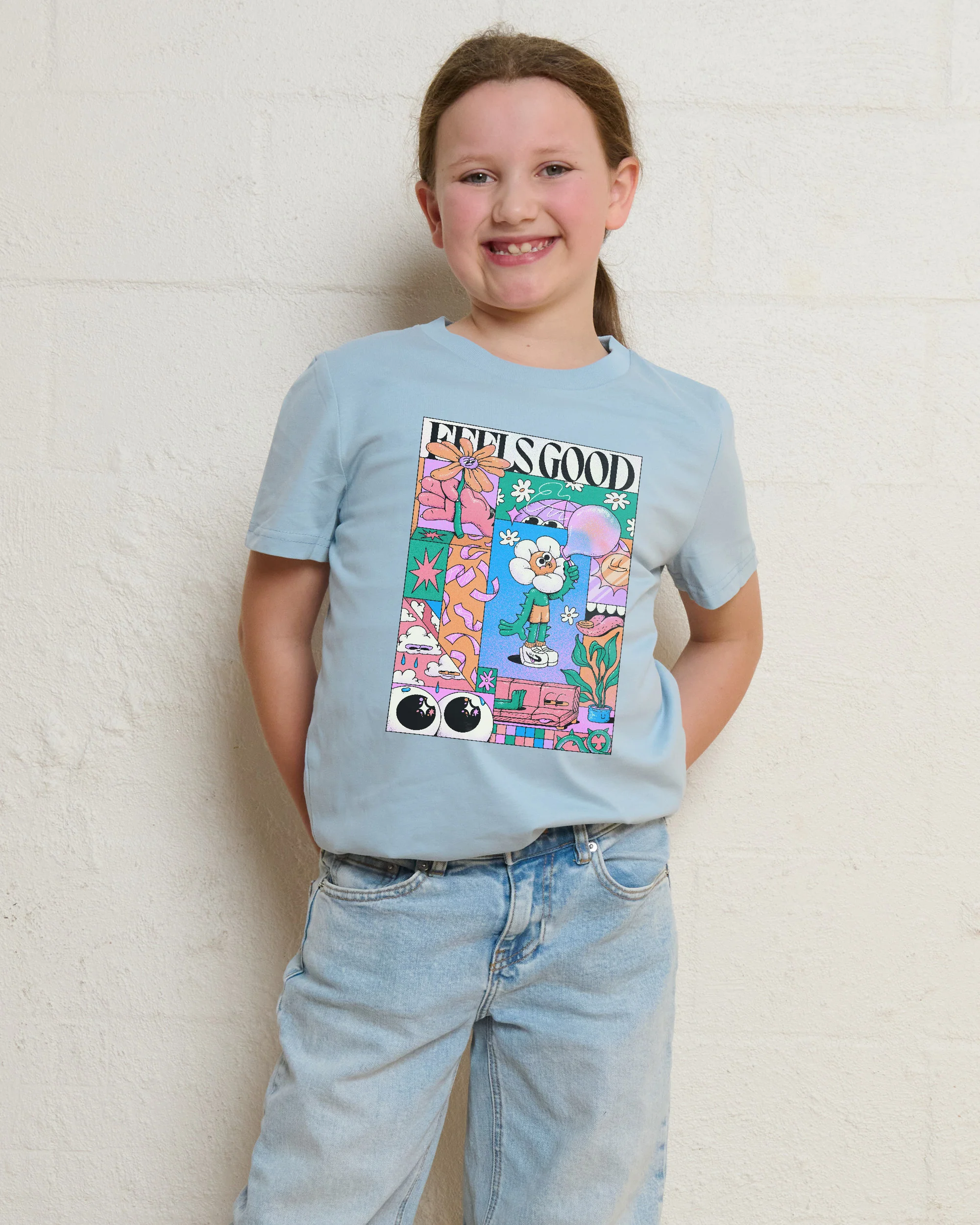 Feels Good Kids T-Shirt - Image 4