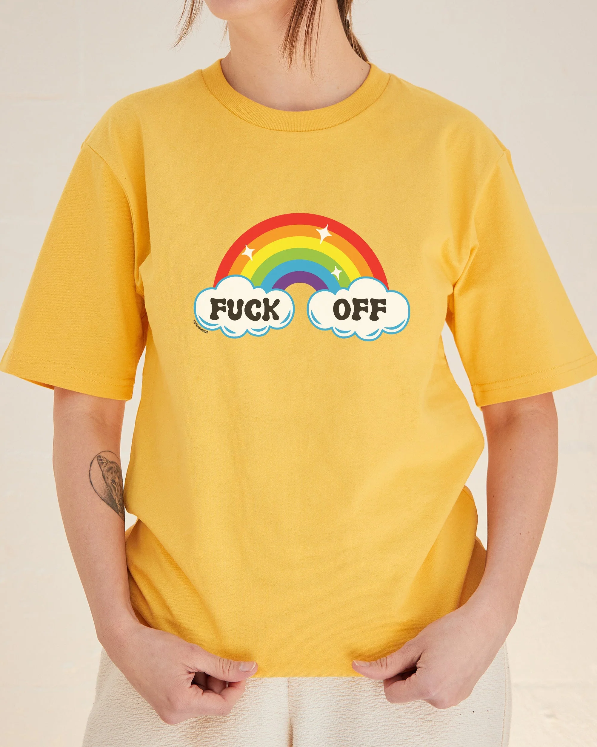 Fk Off Rainbow T-Shirt - Image 5