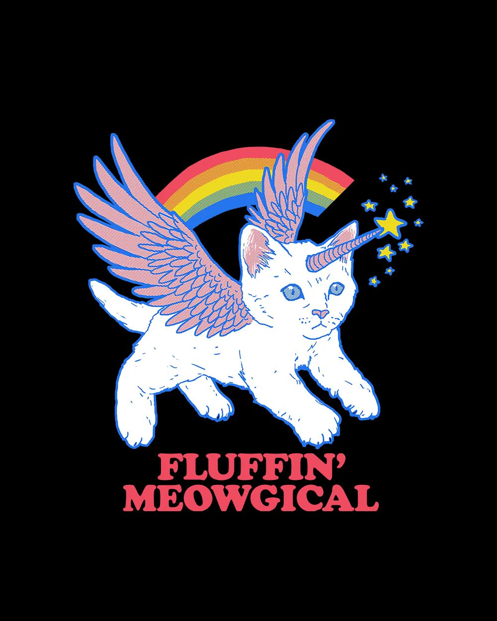 Fluffin Meowgical T-Shirt - Image 4