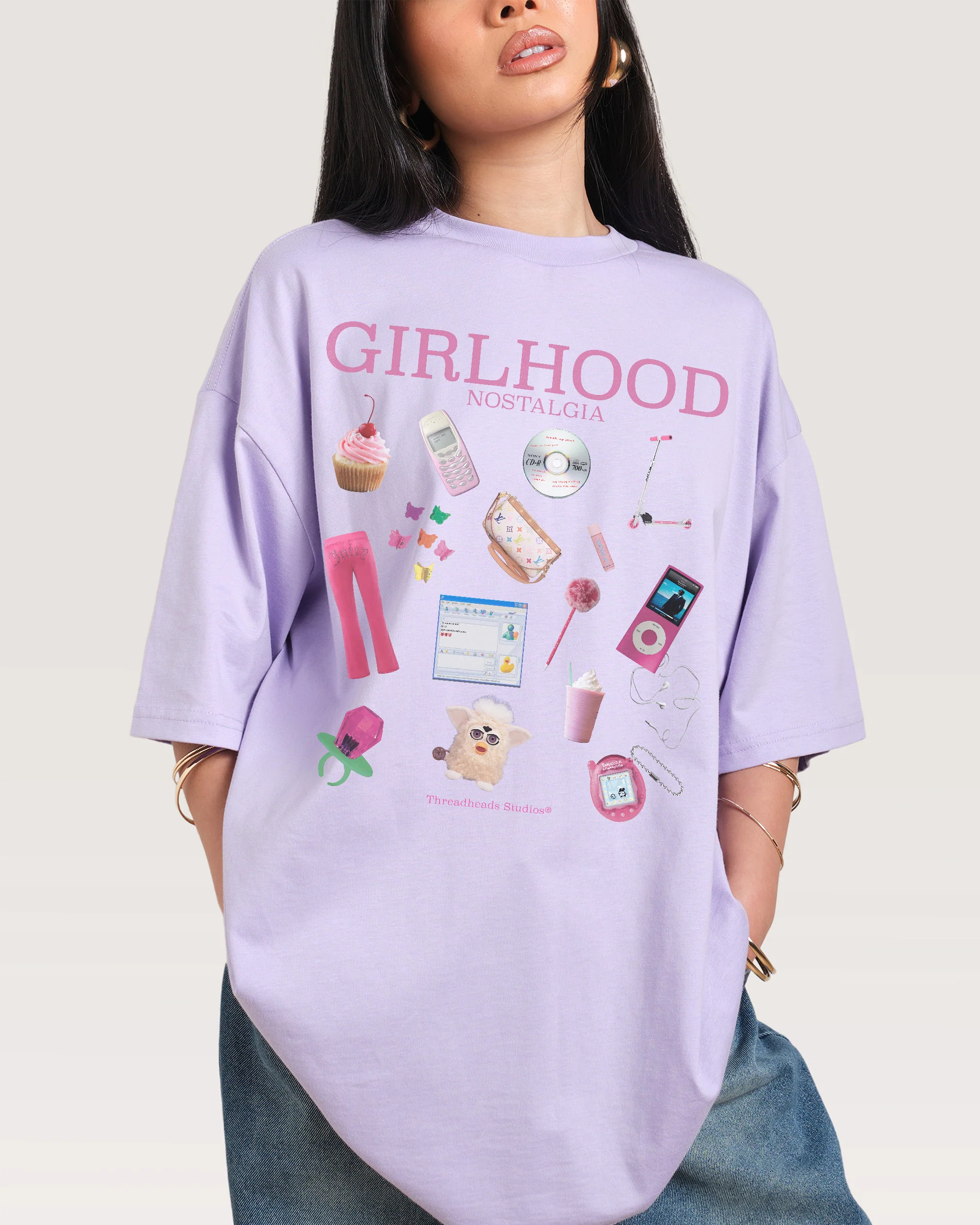 Girlhood Nostalgia Oversized Tee - Image 2