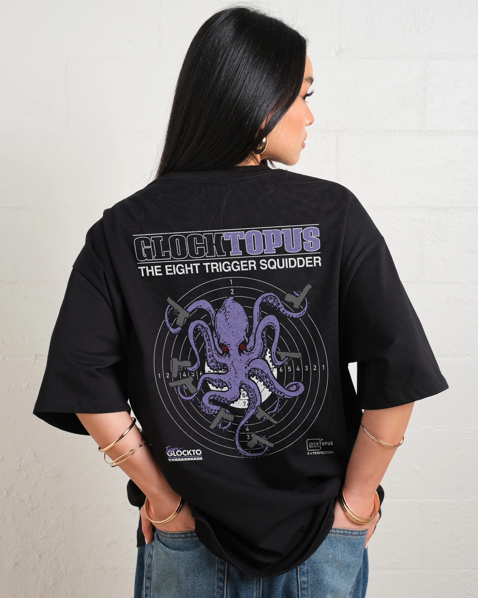 Glocktopuss Oversized Tee - Image 3