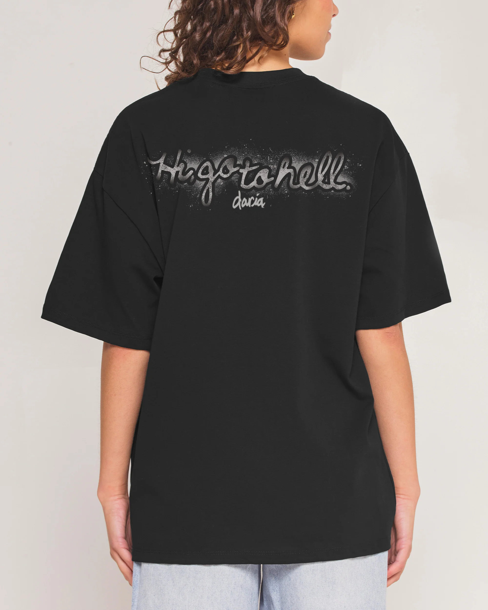 Go To Hell Oversized Tee - Image 2