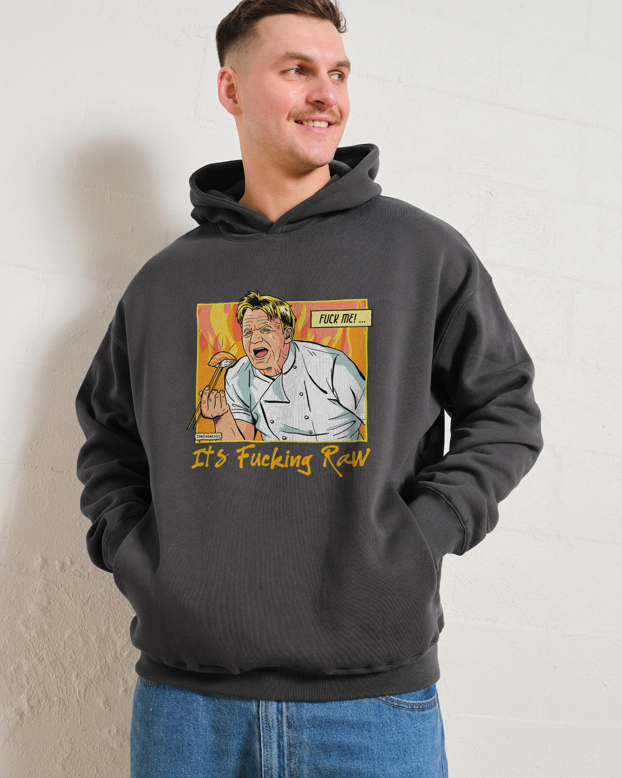 It's Raw! Hoodie - Image 6